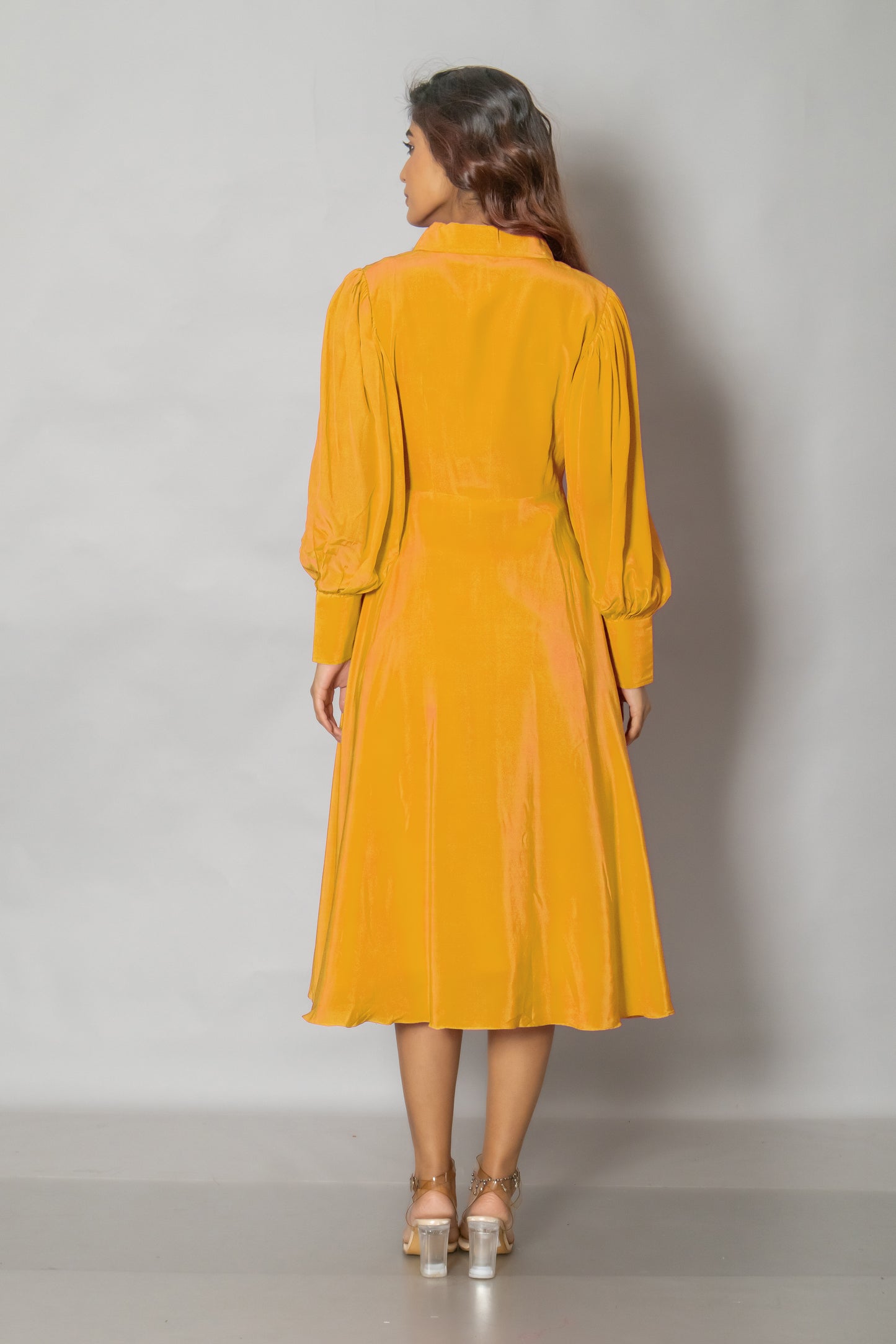 FLOWY MIDI DRESS