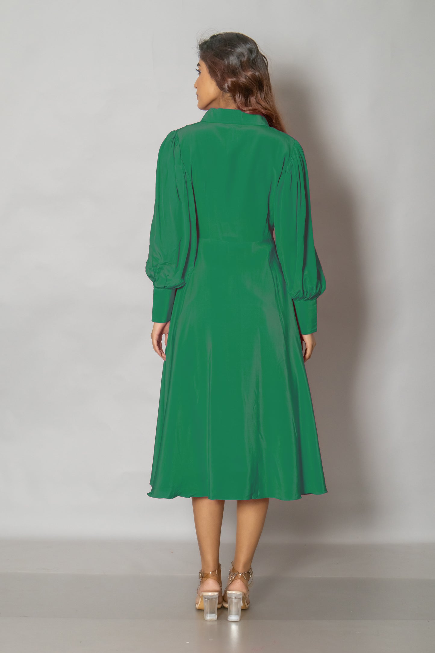 FLOWY MIDI DRESS