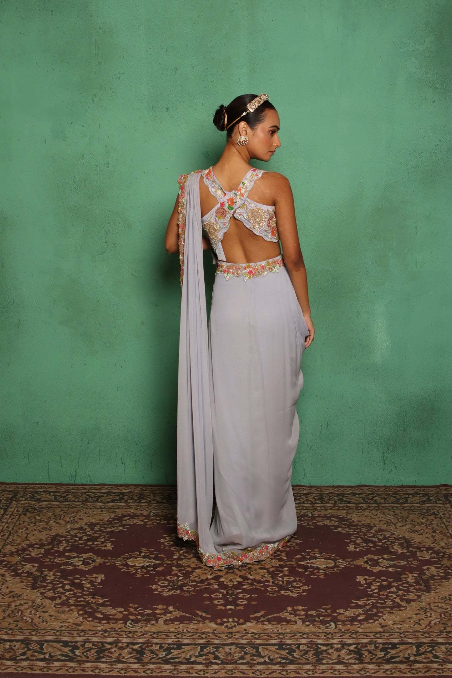 RANGREZ DRAPE SAREE
