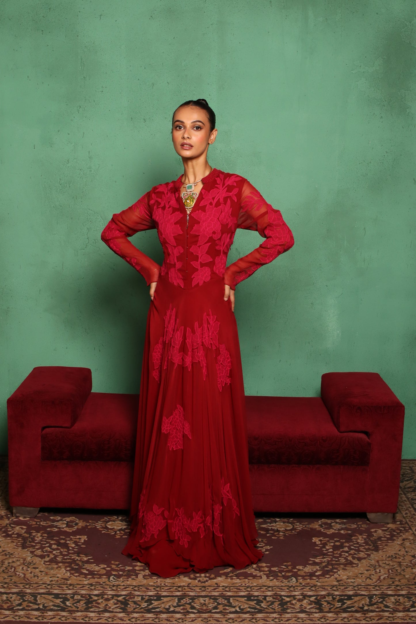 PATCHWORK GOWN