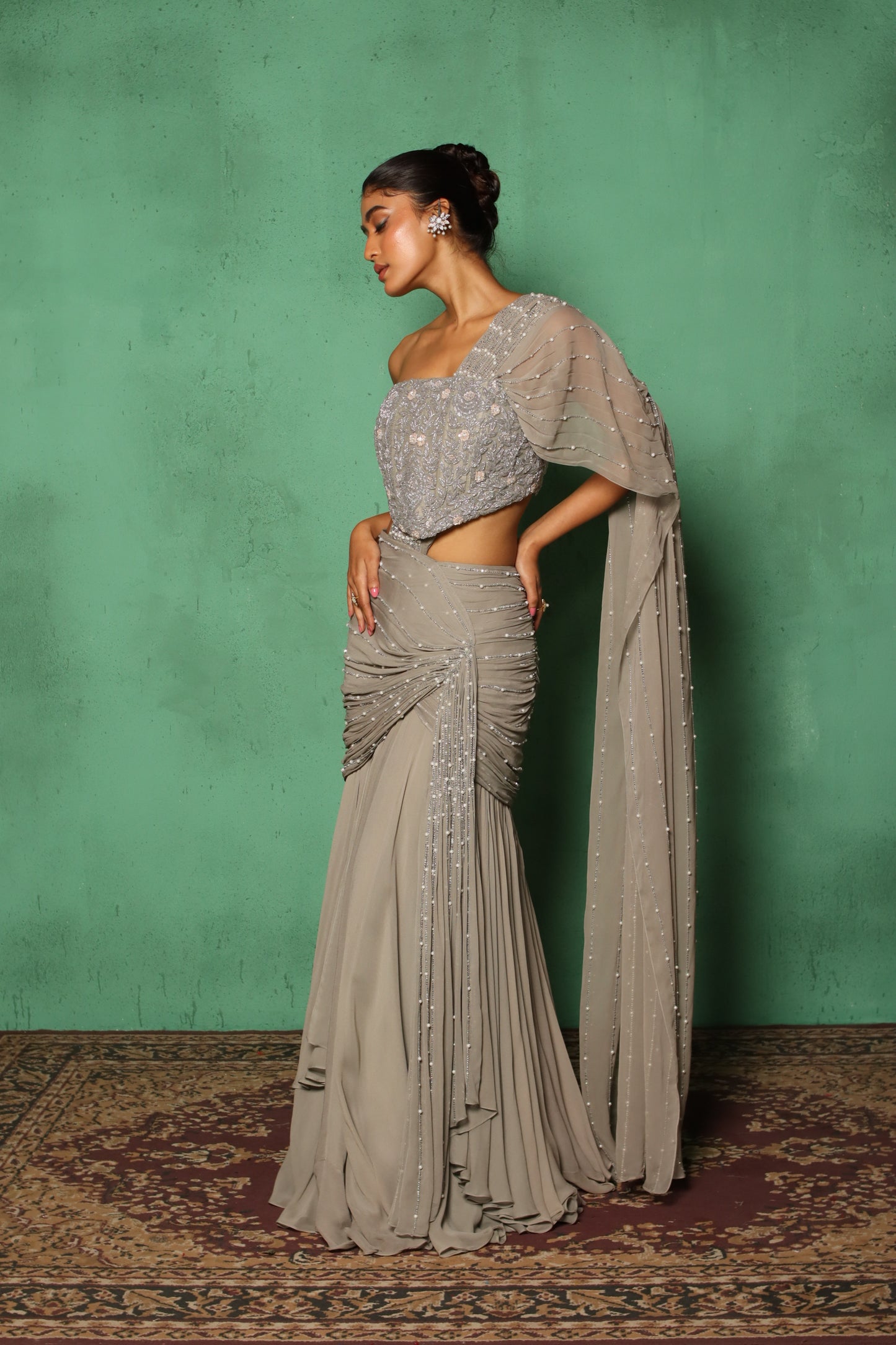 AZURE LEHENGA SET