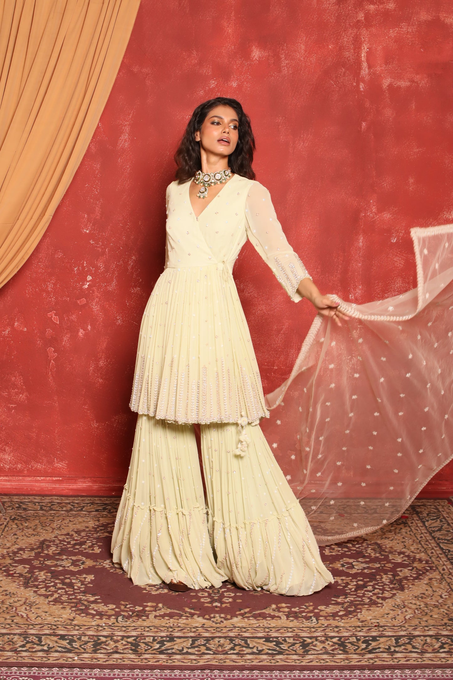ANGRAKHA KURTA SET