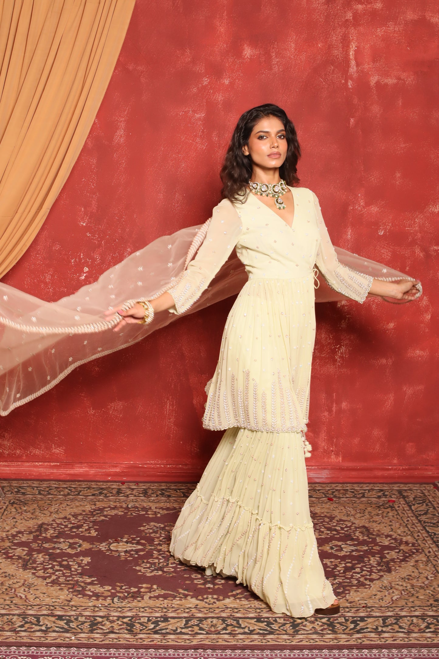 ANGRAKHA KURTA SET
