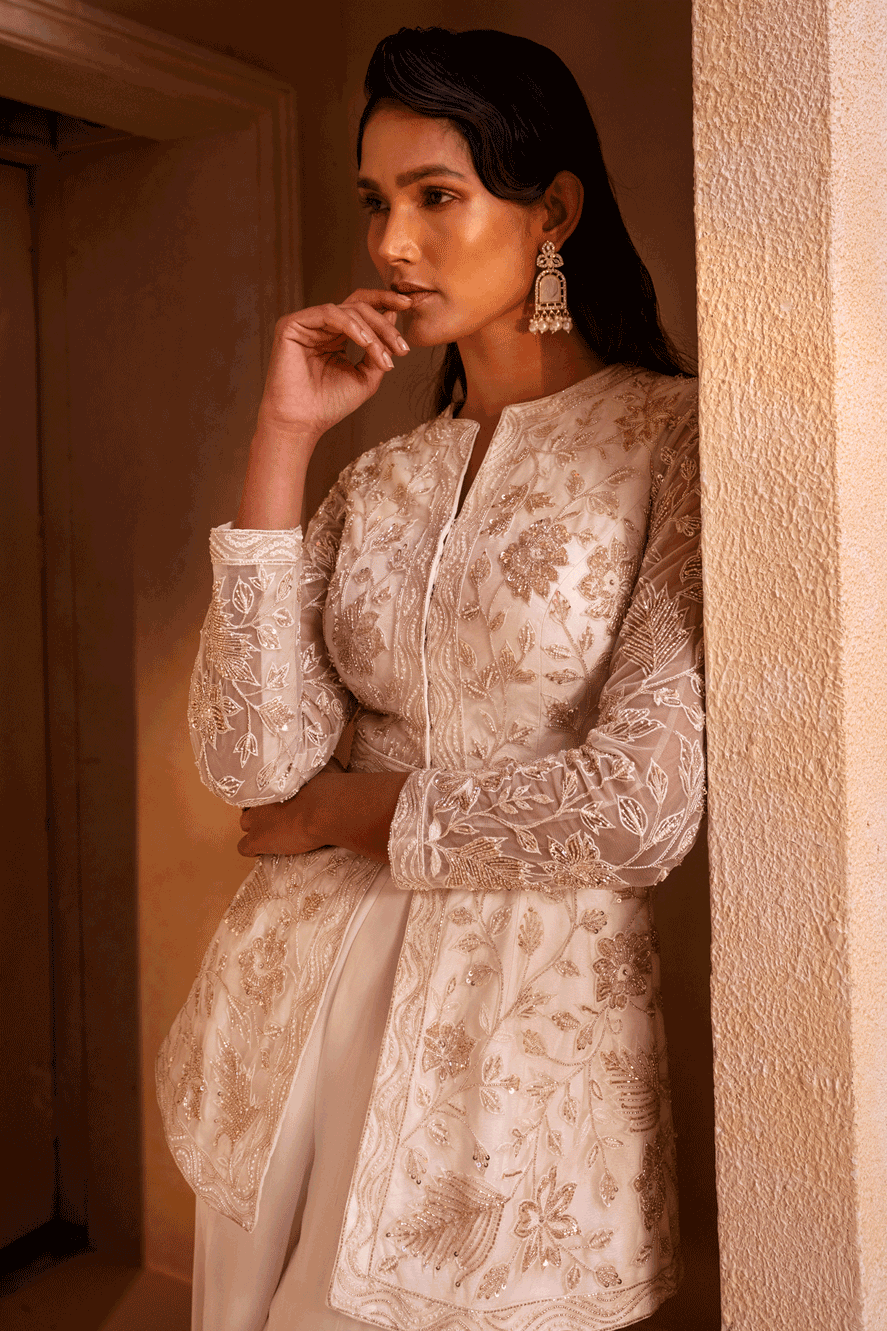 IVORY JACKET SET