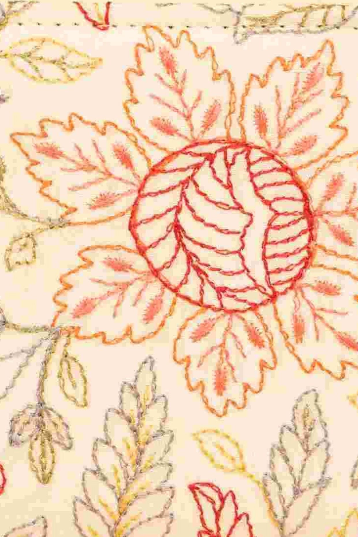 IVY FLORAL EMBROIDERED WALLET