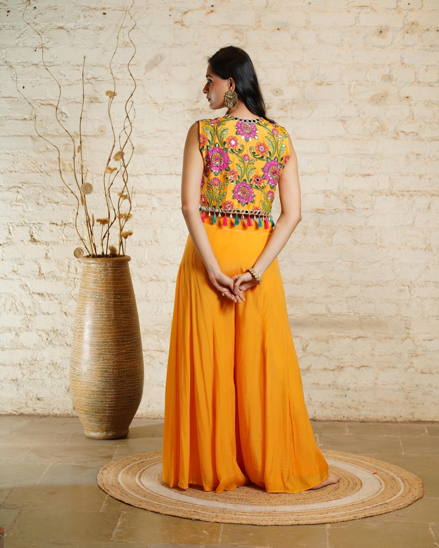 JIA YELLOW JACKET SET
