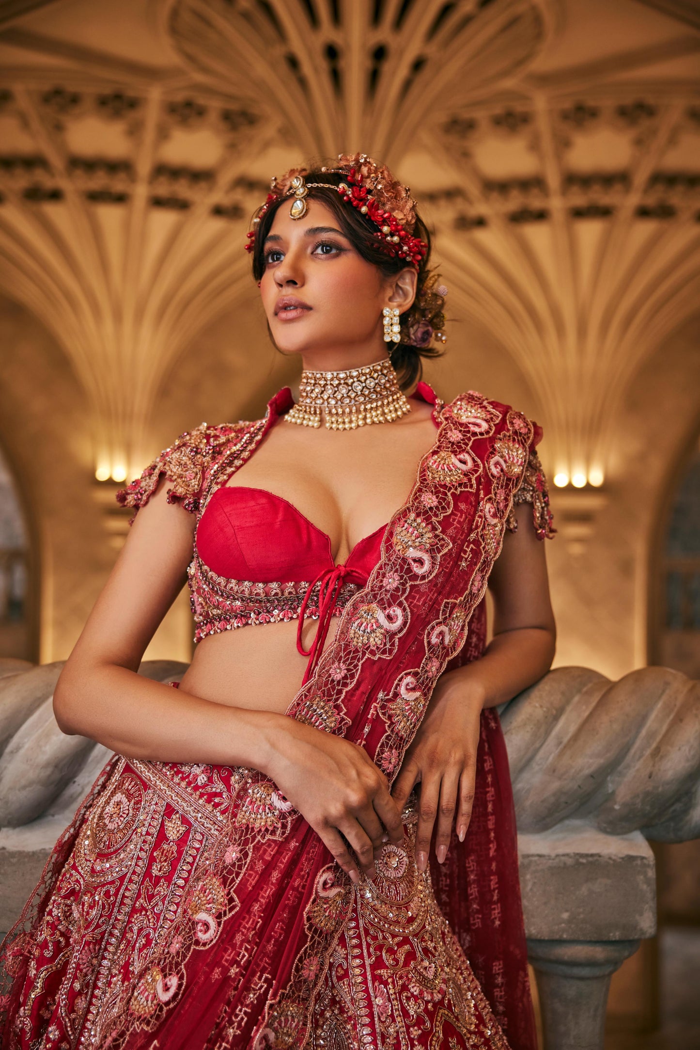 SWANS OF SIAM LEHENGA SET