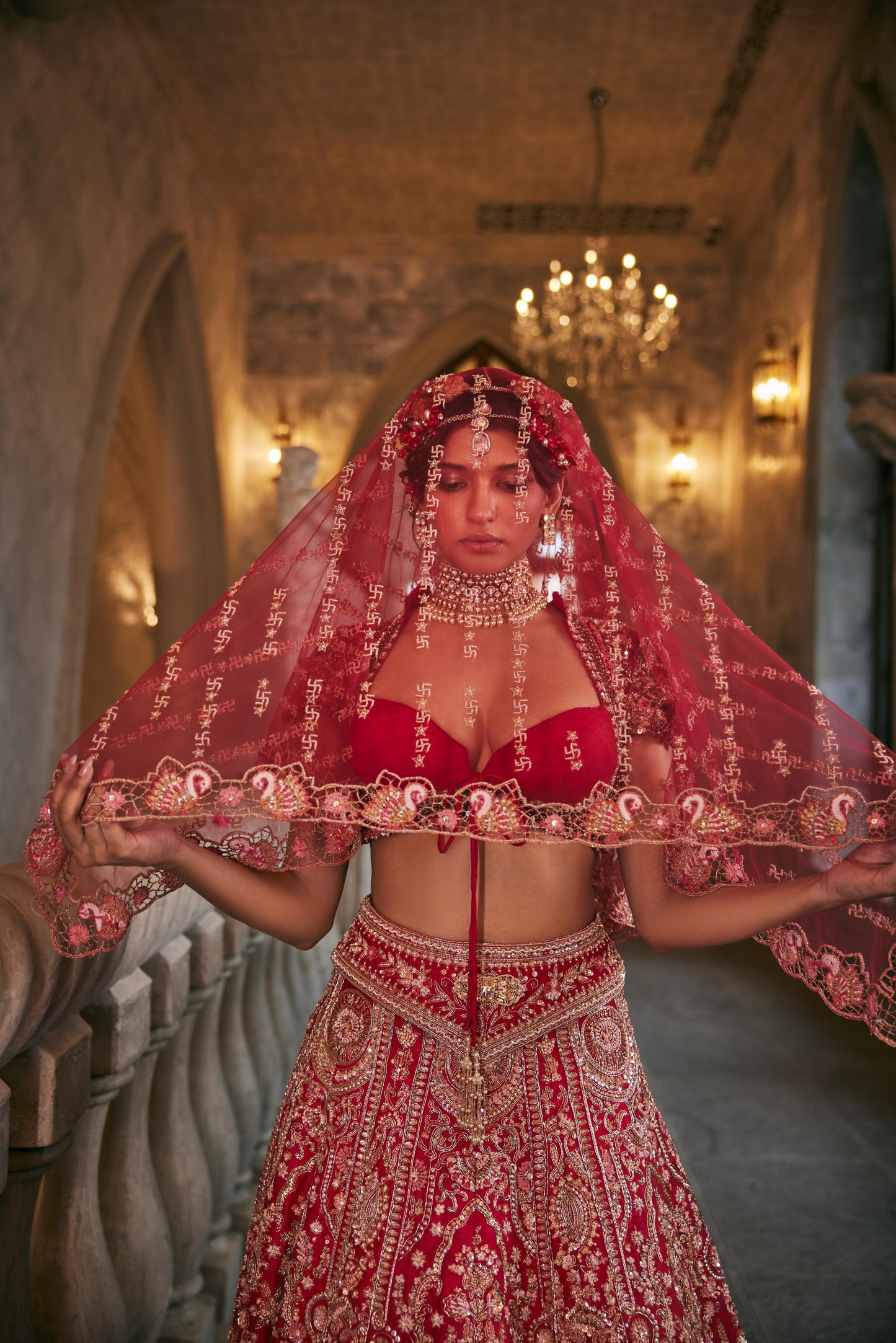 SWANS OF SIAM LEHENGA SET