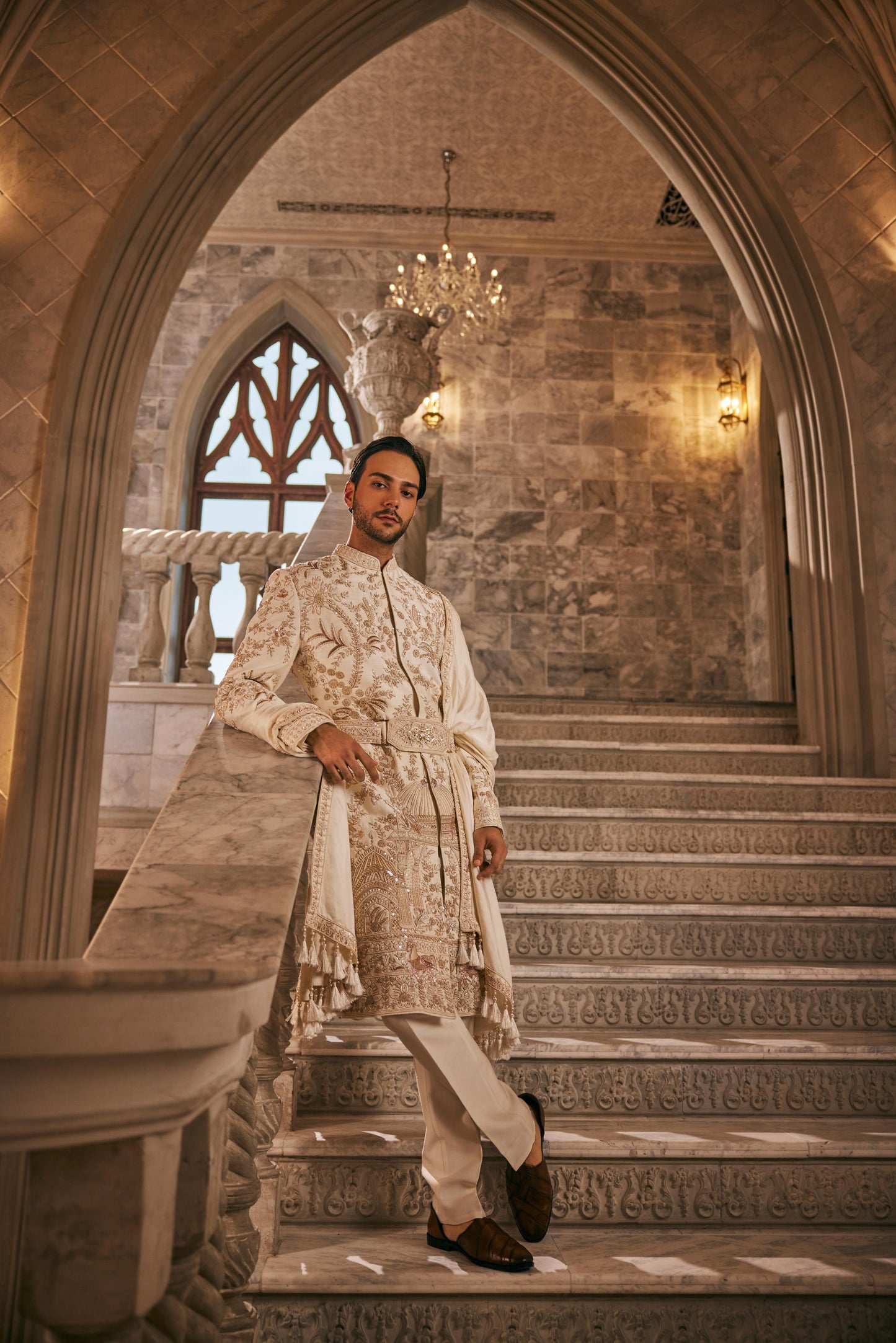 THE KINGDOM THREAD - SHERWANI SET