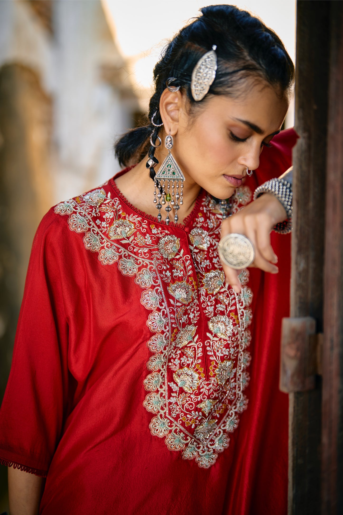 EMBROIDERED KAFTAN