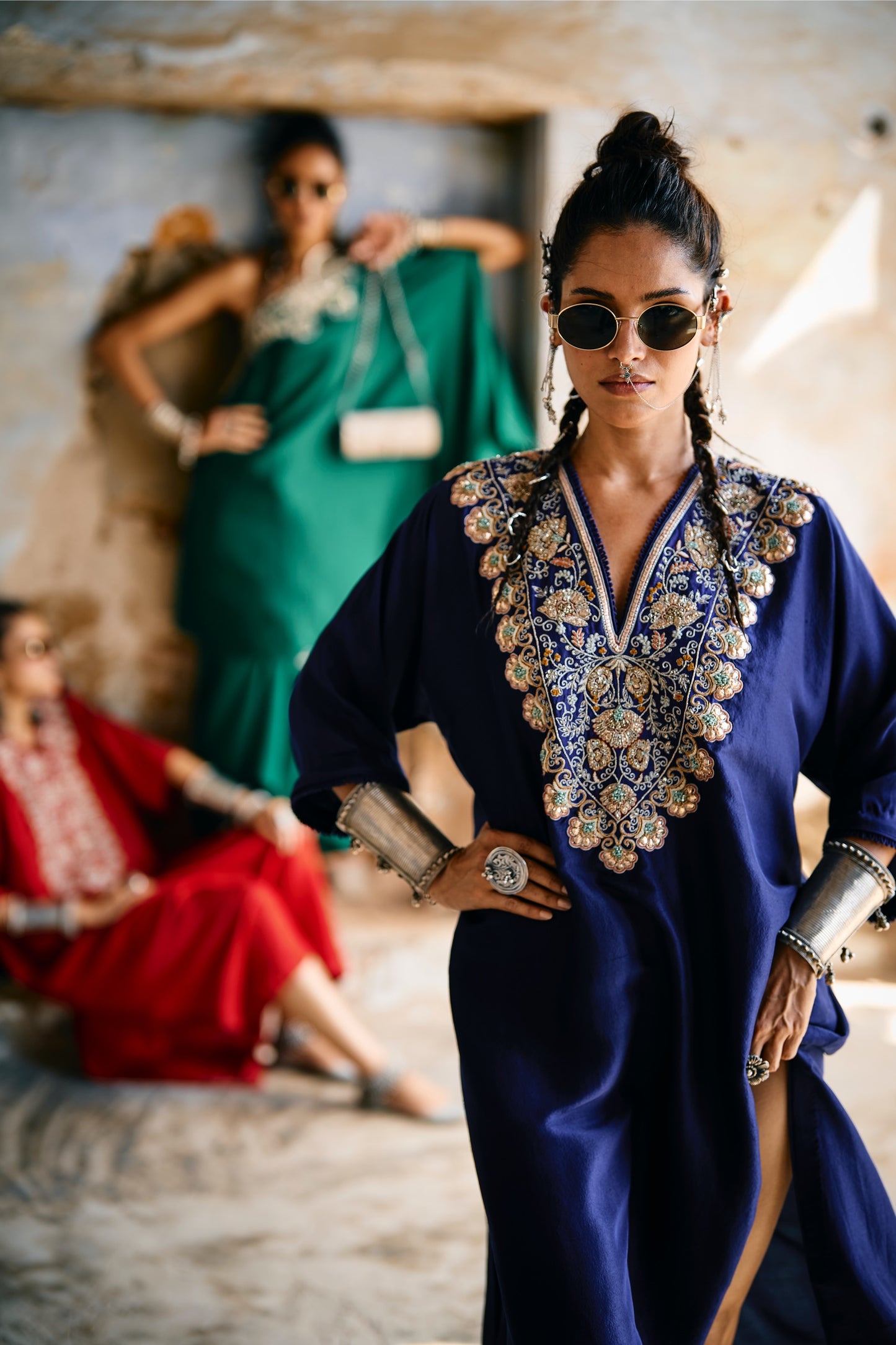 EMBROIDERED KAFTAN