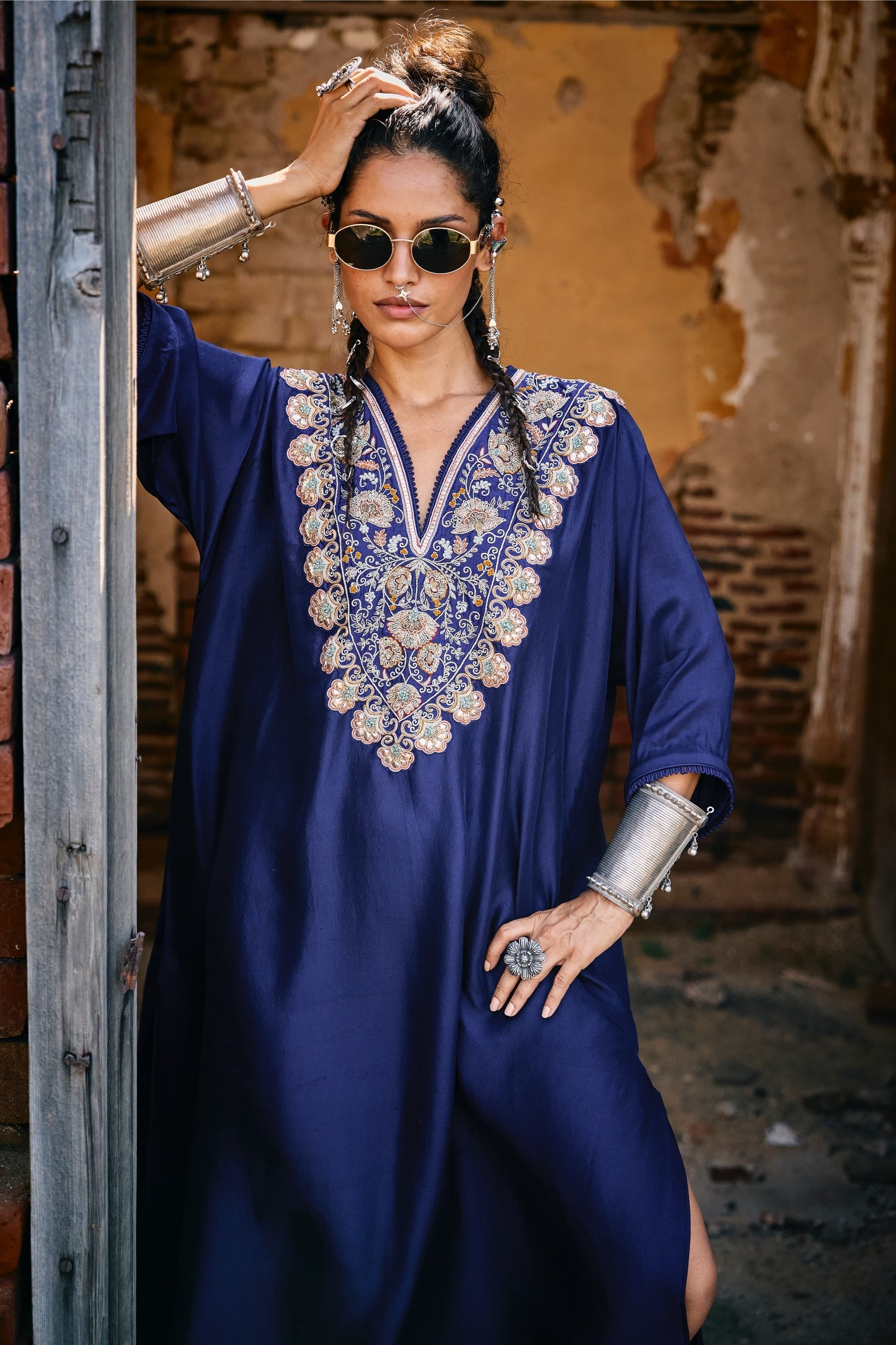 EMBROIDERED KAFTAN