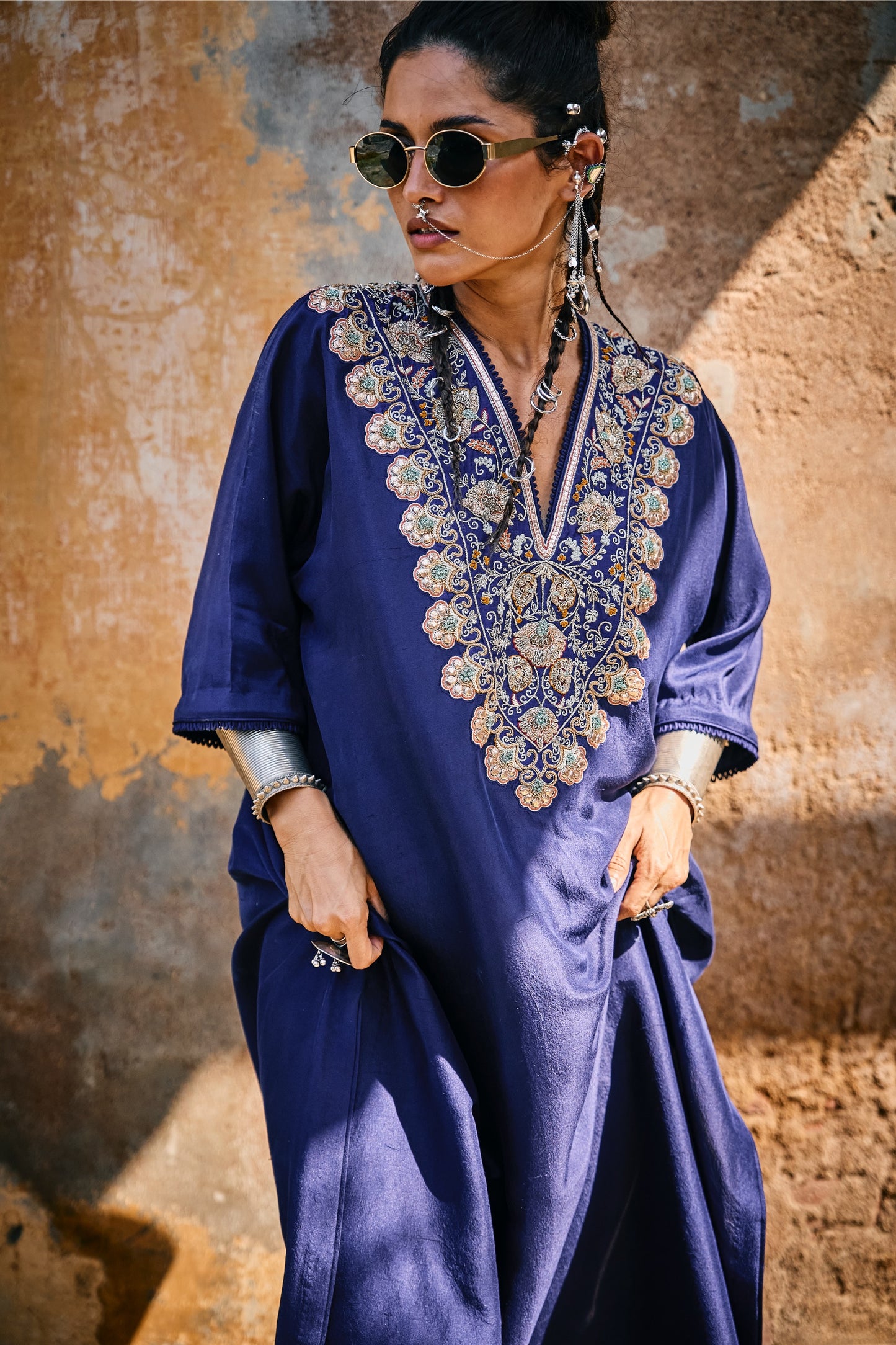 EMBROIDERED KAFTAN