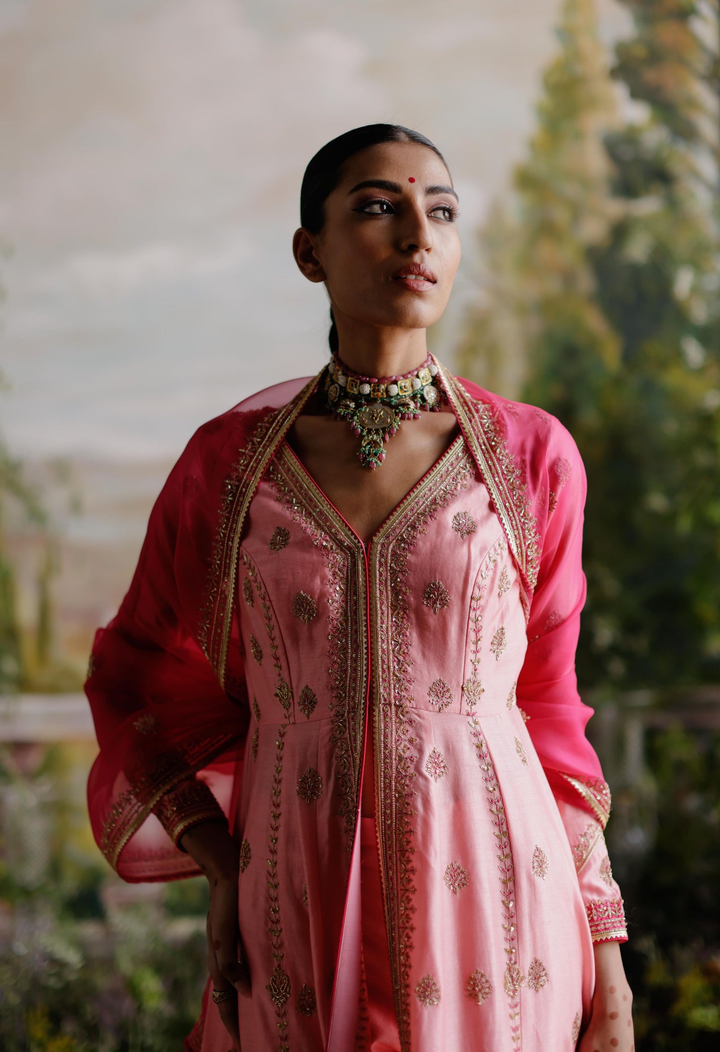 CANDY PINK JACKET SET