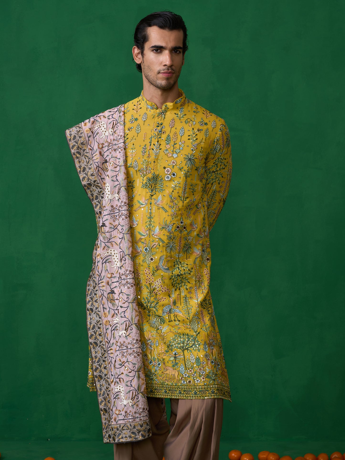 BIRD HALDI KURTA SET