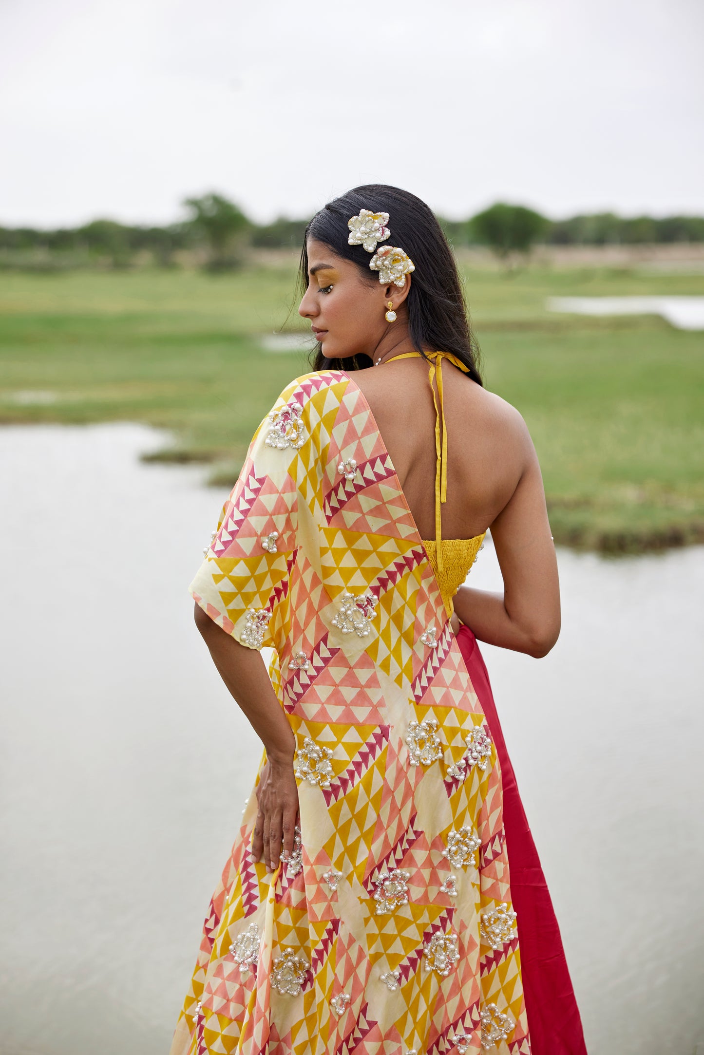 YELLOW LEHANGA