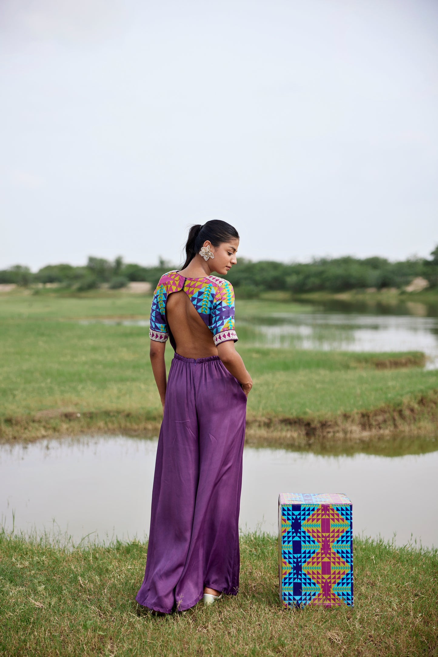 PURPLE JUMPSUIT