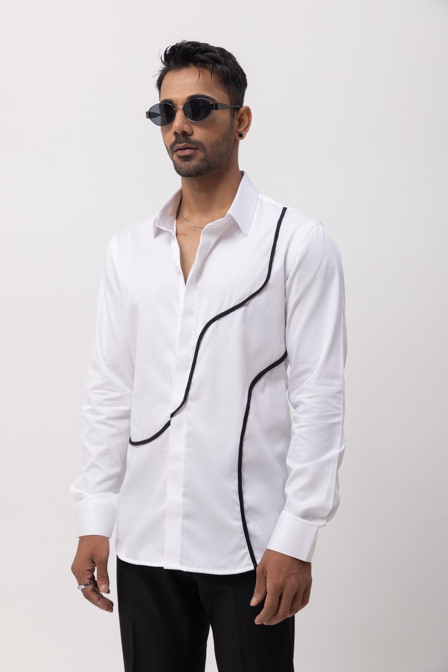 CORD - HAND EMBROIDERED DESIGNER SHIRT
