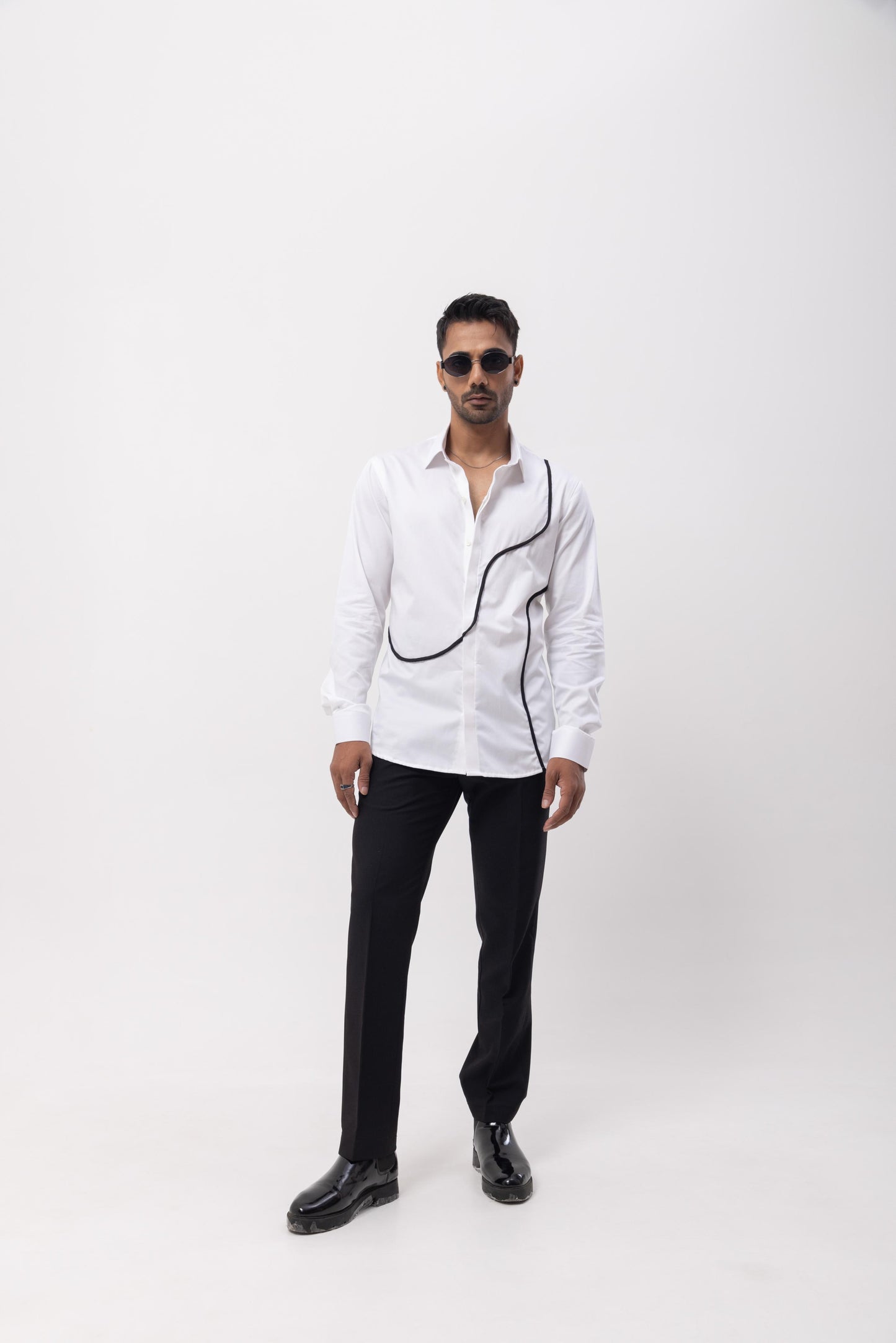 CORD - HAND EMBROIDERED DESIGNER SHIRT
