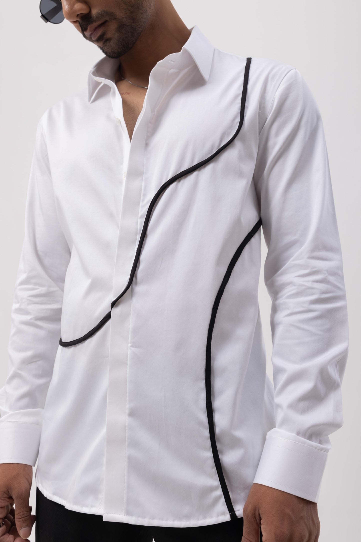 CORD - HAND EMBROIDERED DESIGNER SHIRT