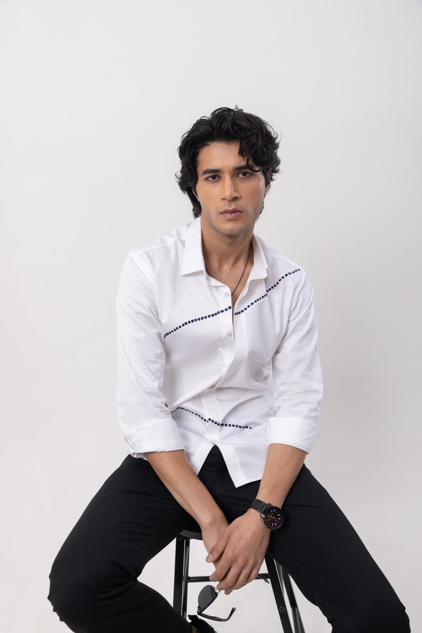 CATERPILLAR - HAND EMBROIDERED DESIGNER SHIRT