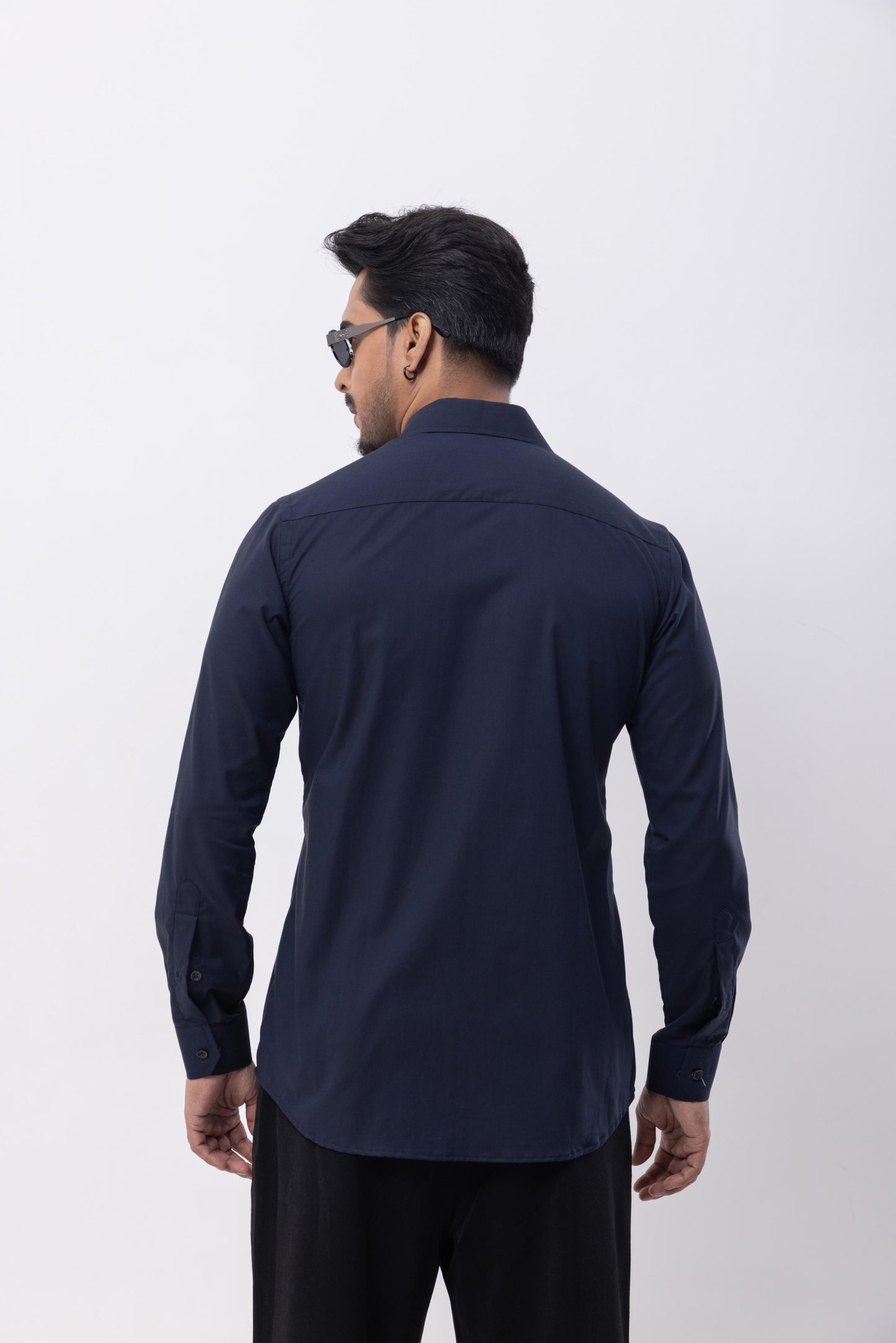CRISS CROSS POCKET - HAND EMBROIDERED DESIGNER SHIRT