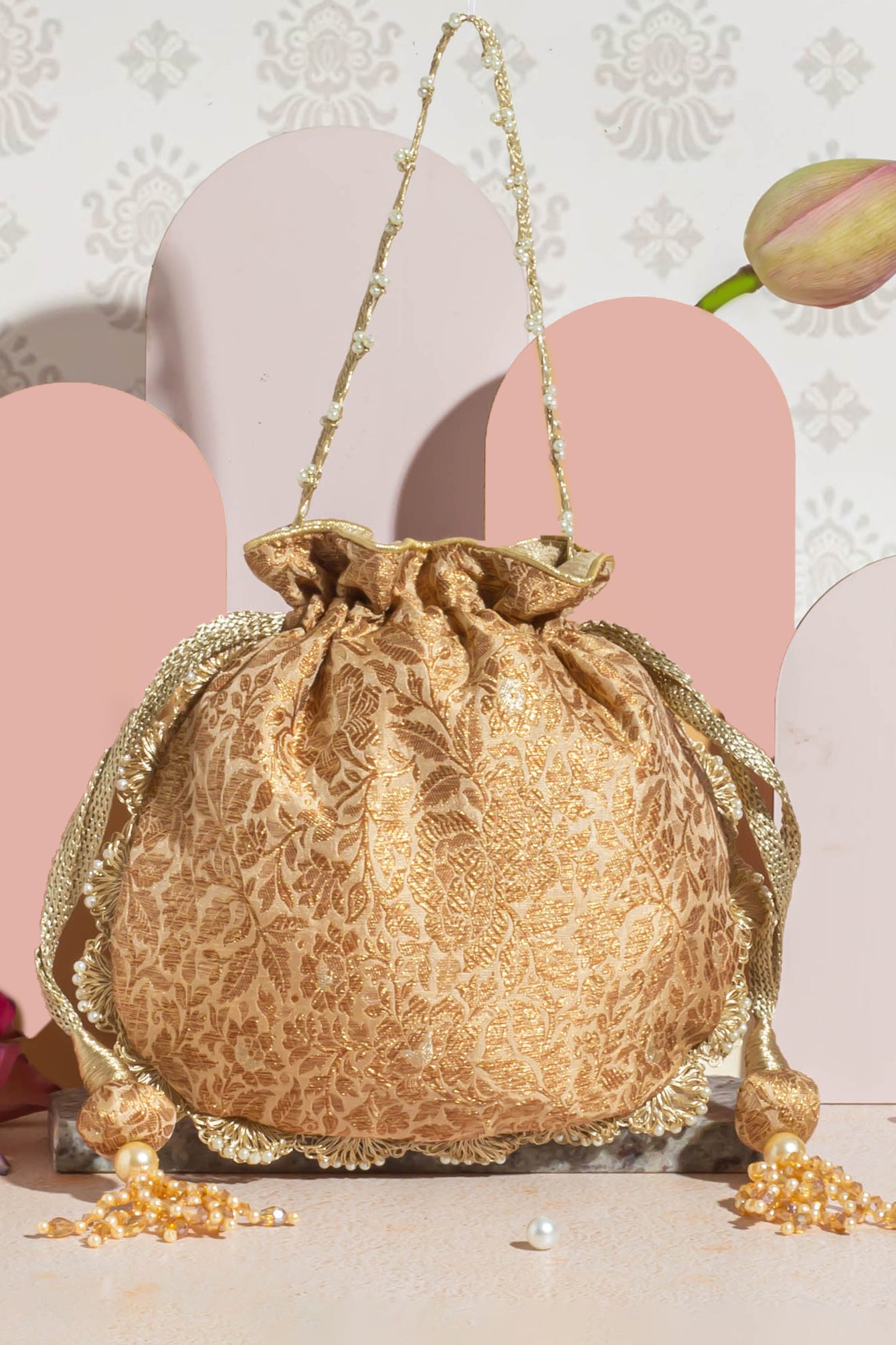 KASHI PURE BANARASI SILK POTLI