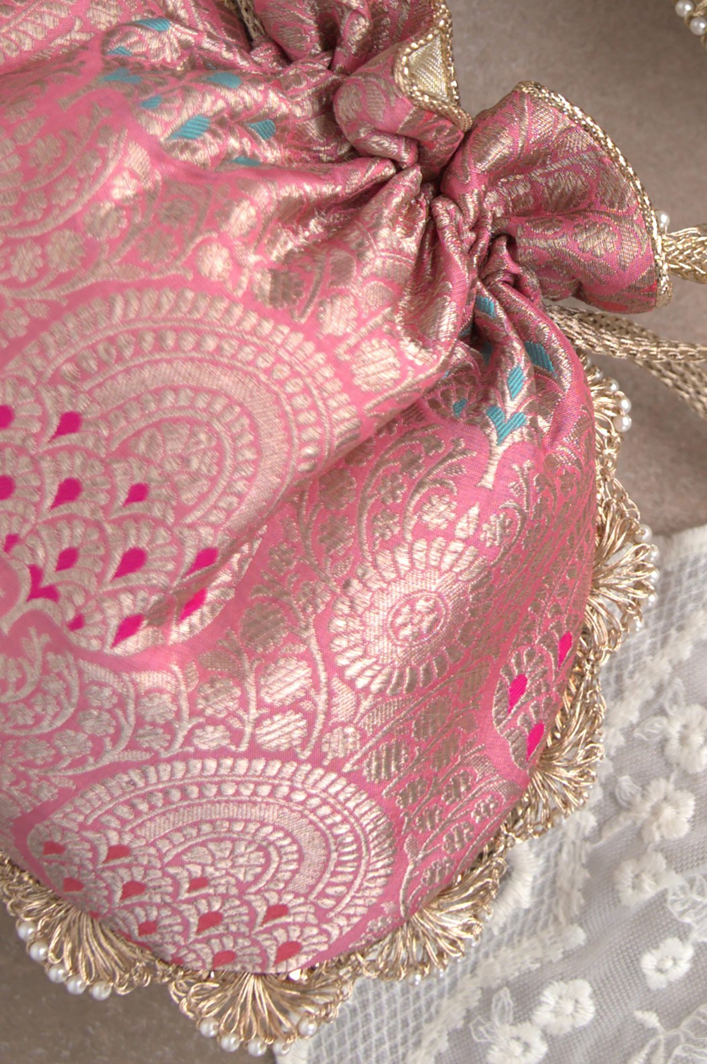 KASHI PURE BANARASI SILK POTLI