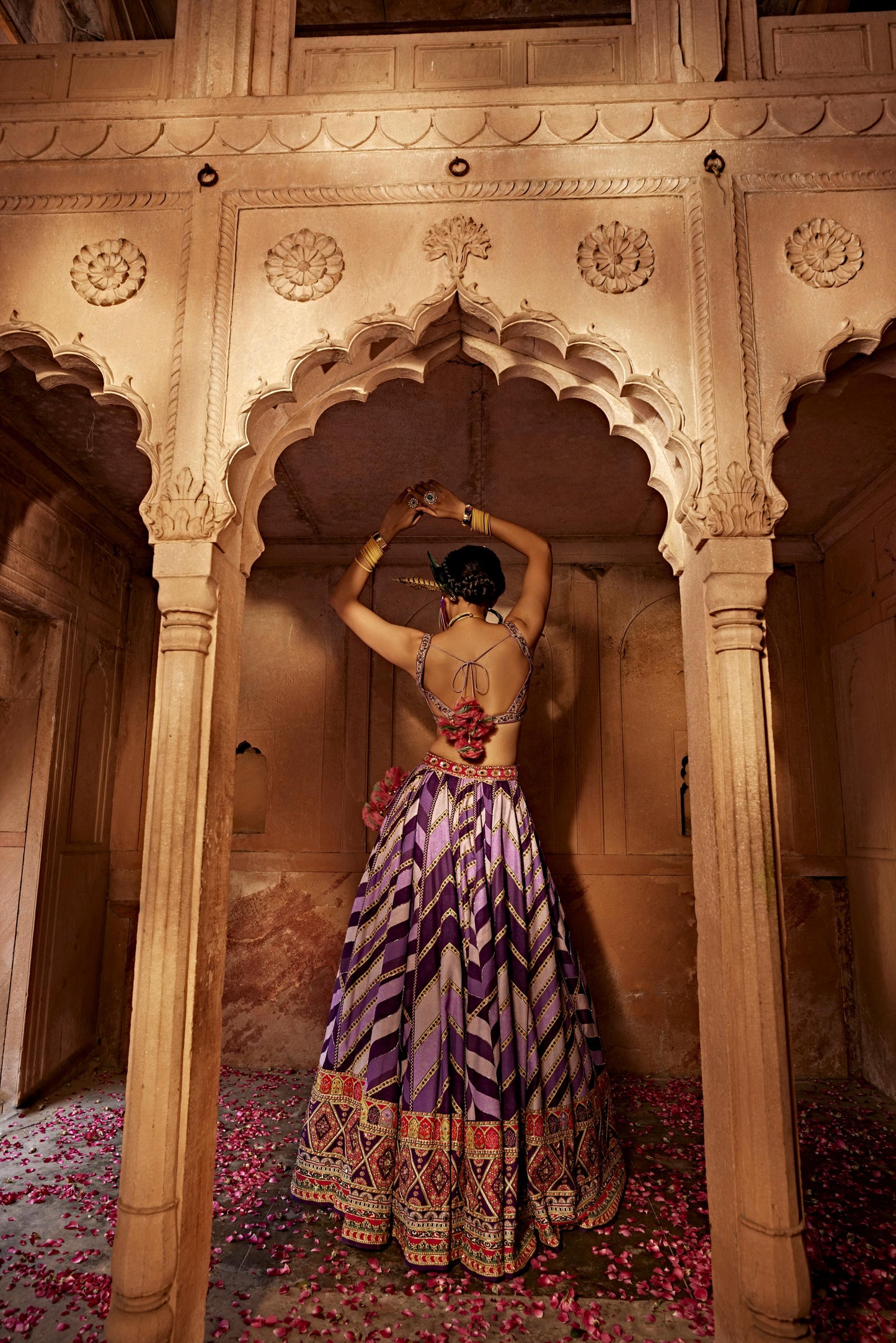 LEHER LEHENGA SET