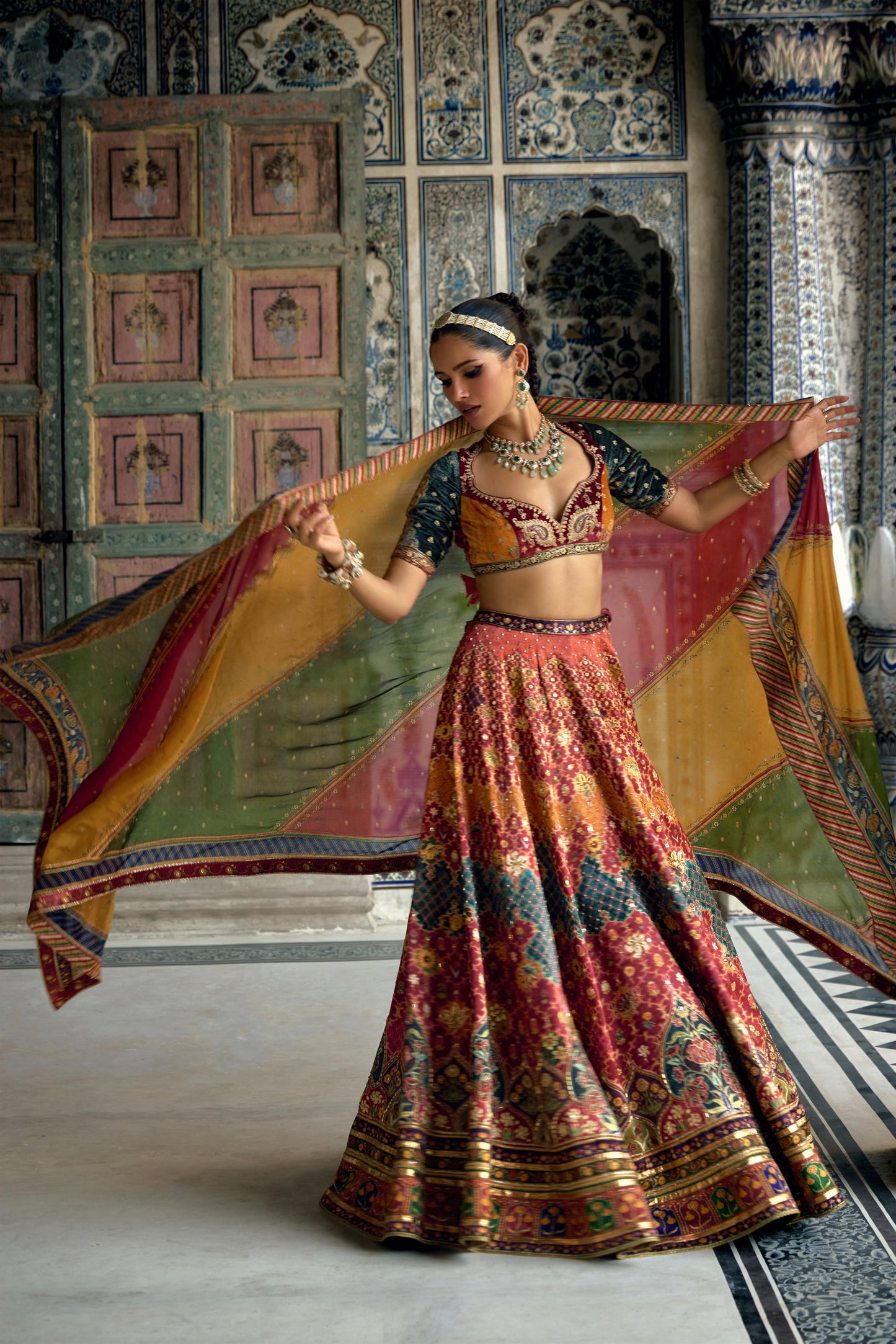 IBADAT LEHENGA SET