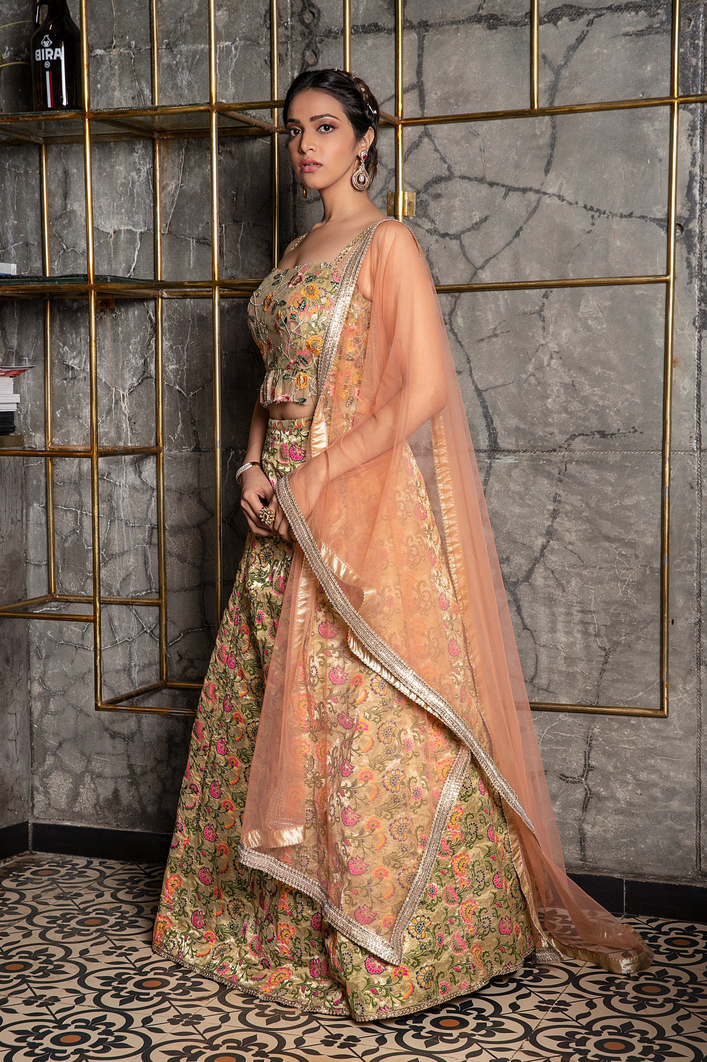 BROCADE LEHENGA SET