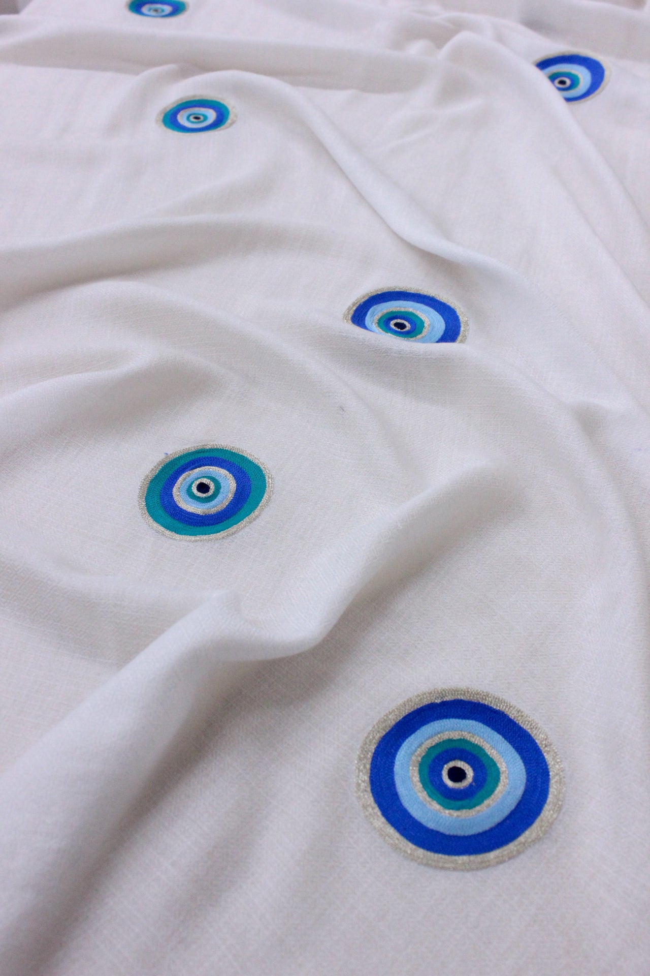 THE EVIL EYE EMBROIDERED STOLE