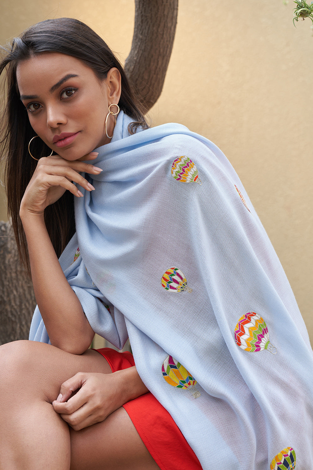 FLY INTO THE SKY EMBROIDERED STOLE