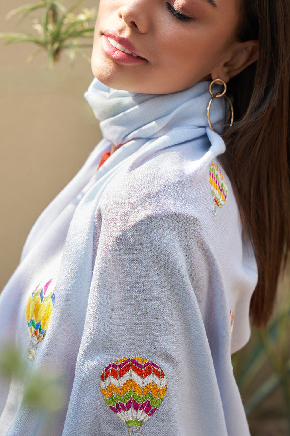 FLY INTO THE SKY EMBROIDERED STOLE