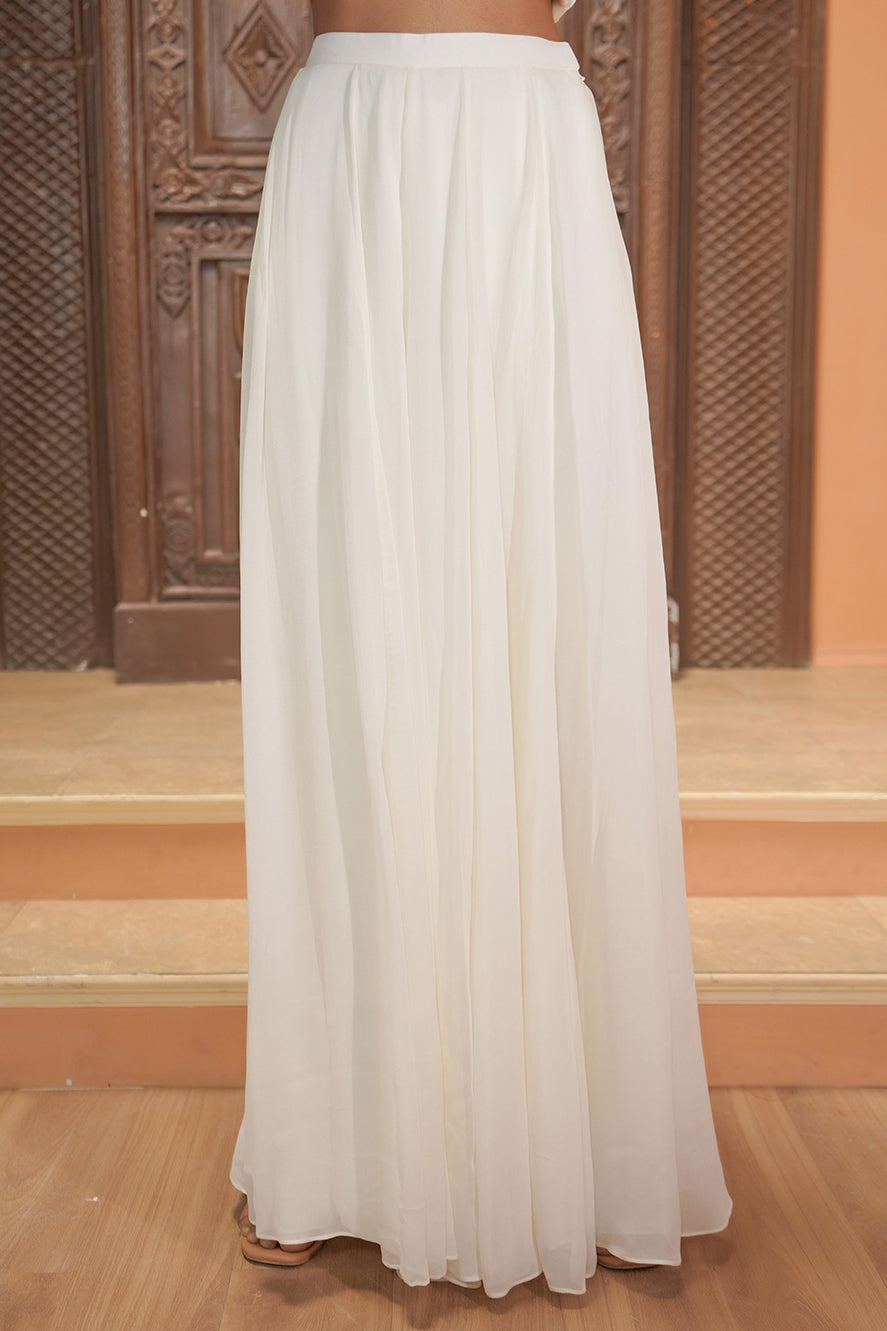 IVORY KURTI SET