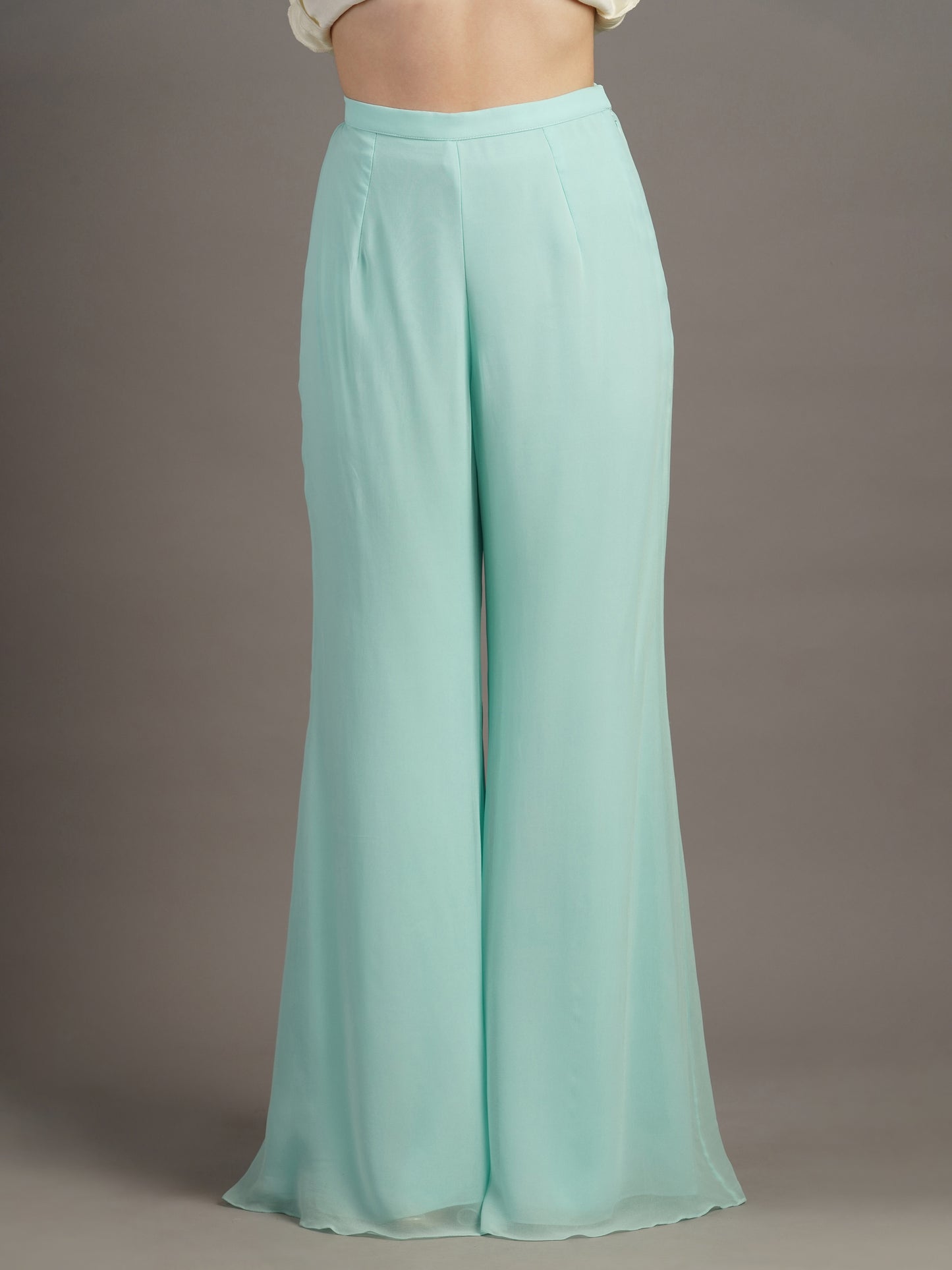 BLUE SHARARA SET