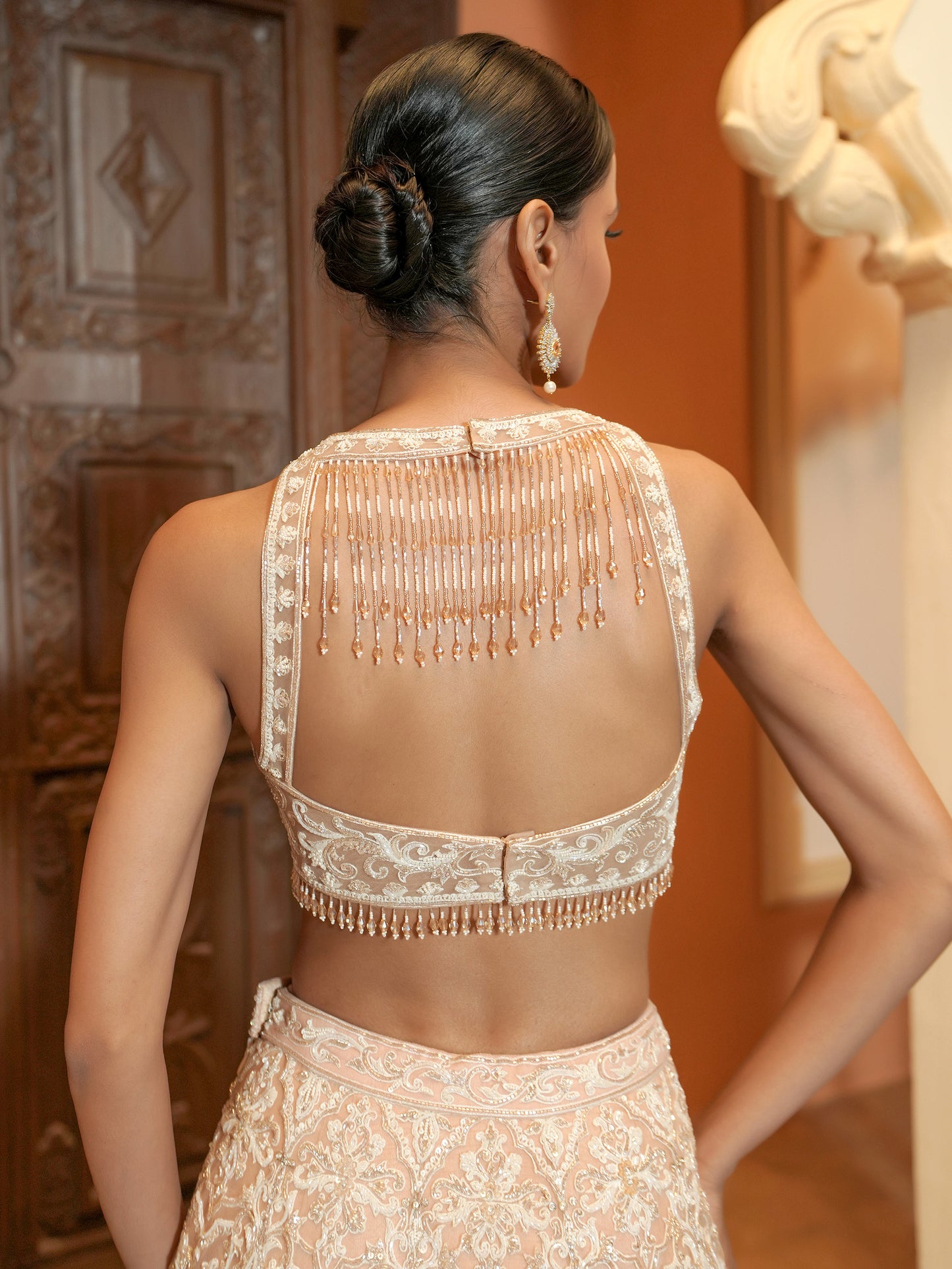 NUDE BRIDAL LEHENGA