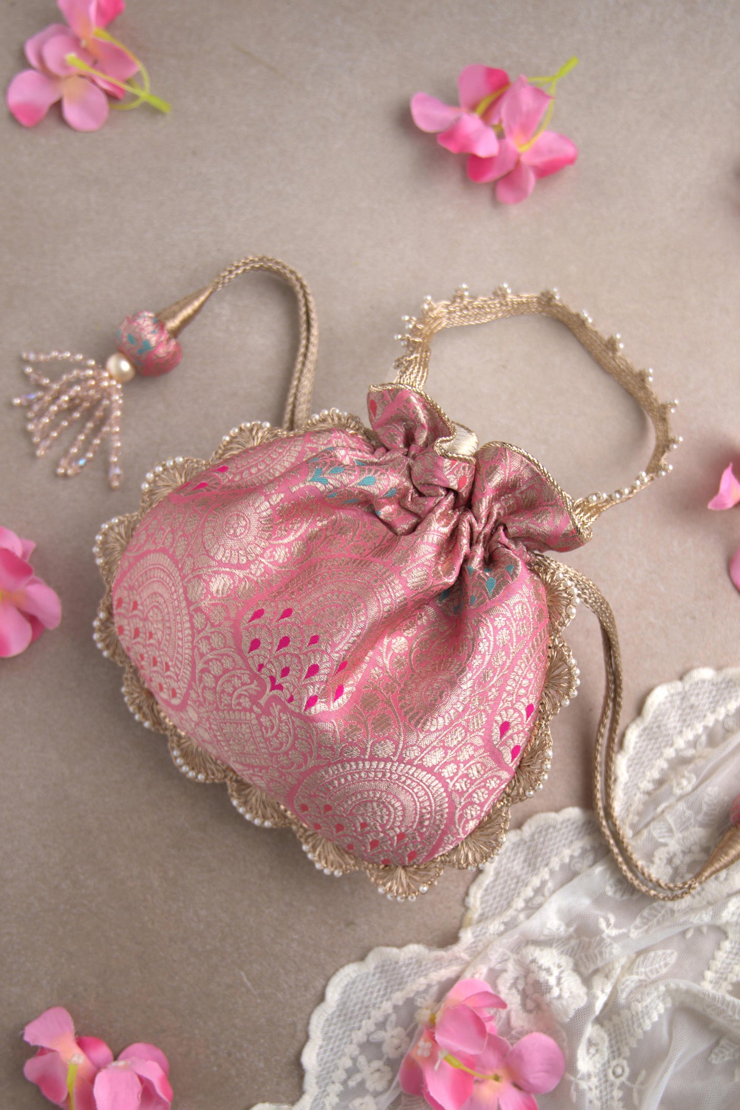 KASHI PURE BANARASI SILK POTLI