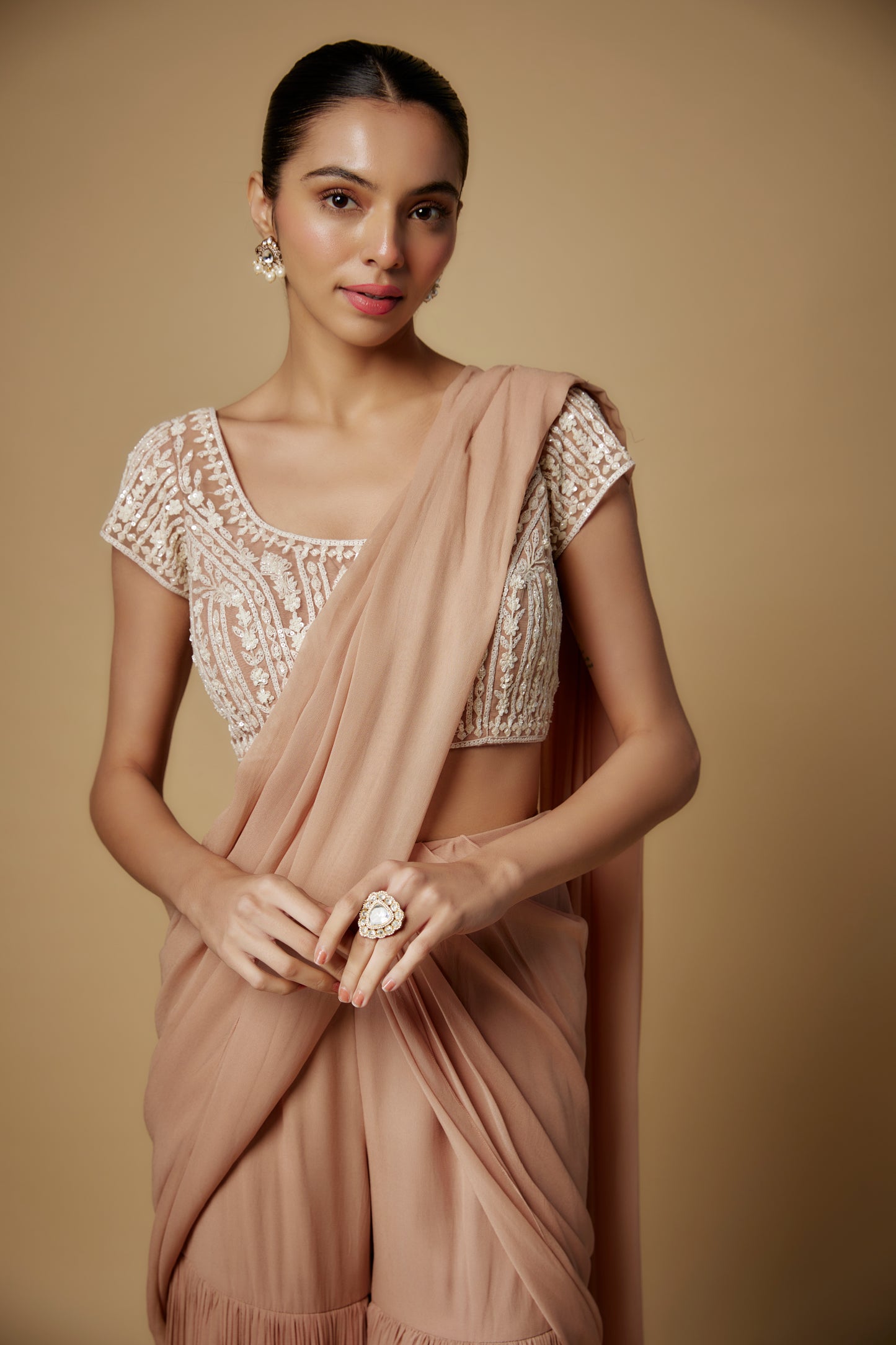 NUDE SHARARA SET