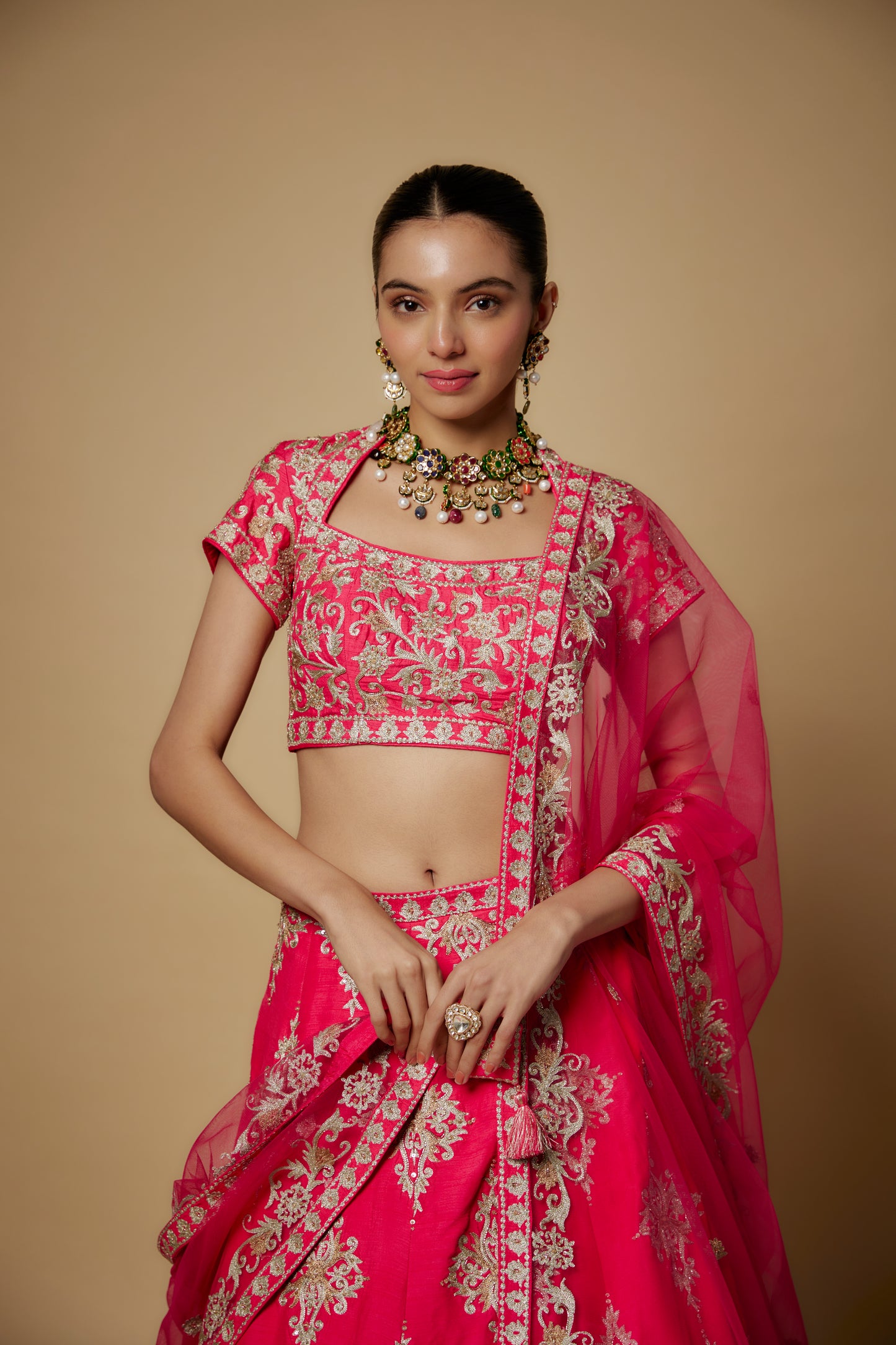 PINK LEHENGA SET