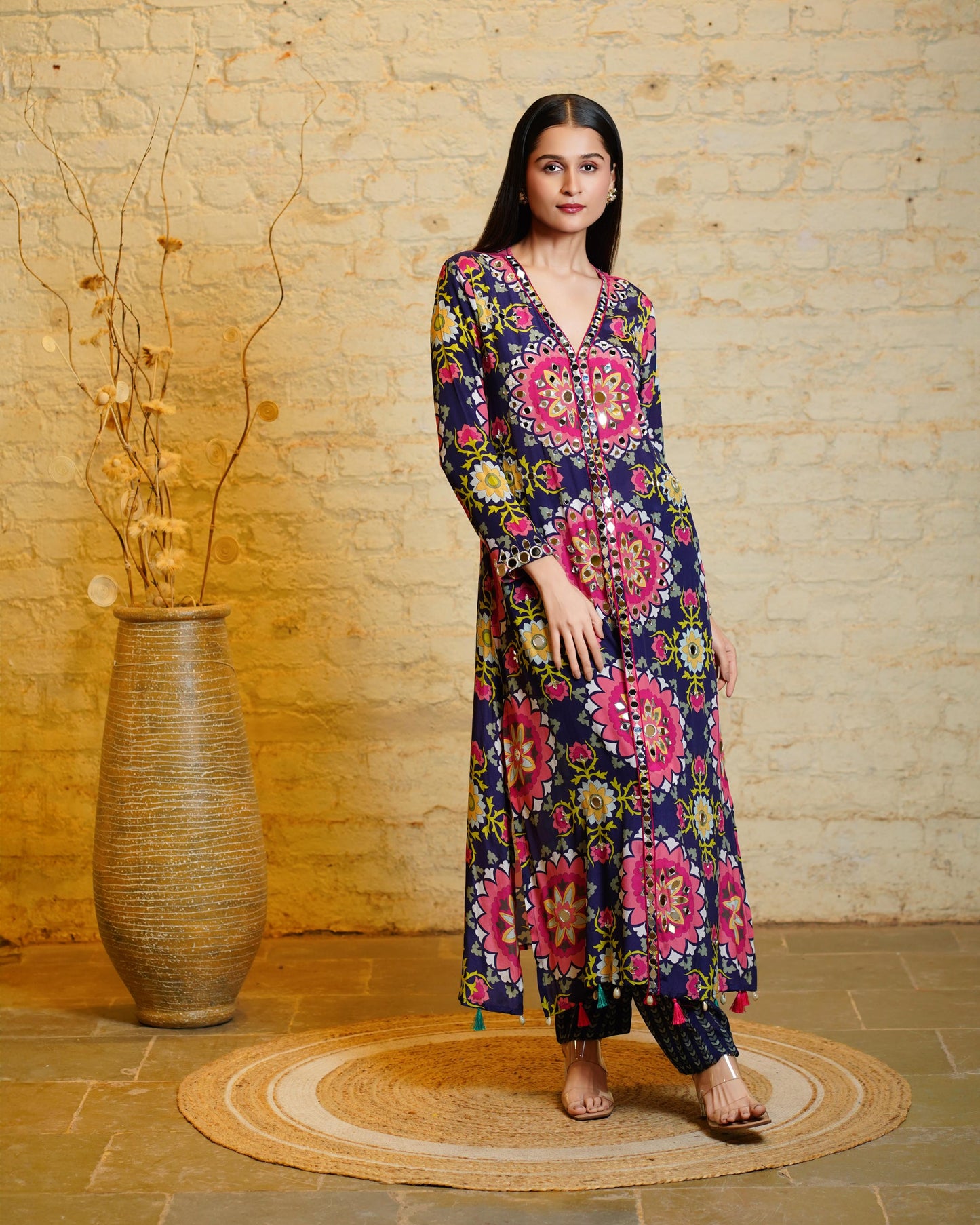 MISU SAMARA NAVY BLUE KURTA & PANT