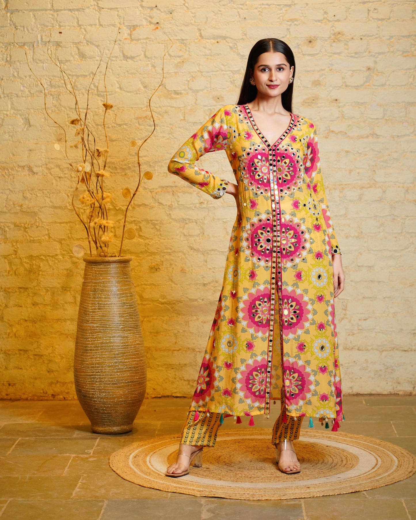 MISU SAMARA YELLOW KURTA & PANT