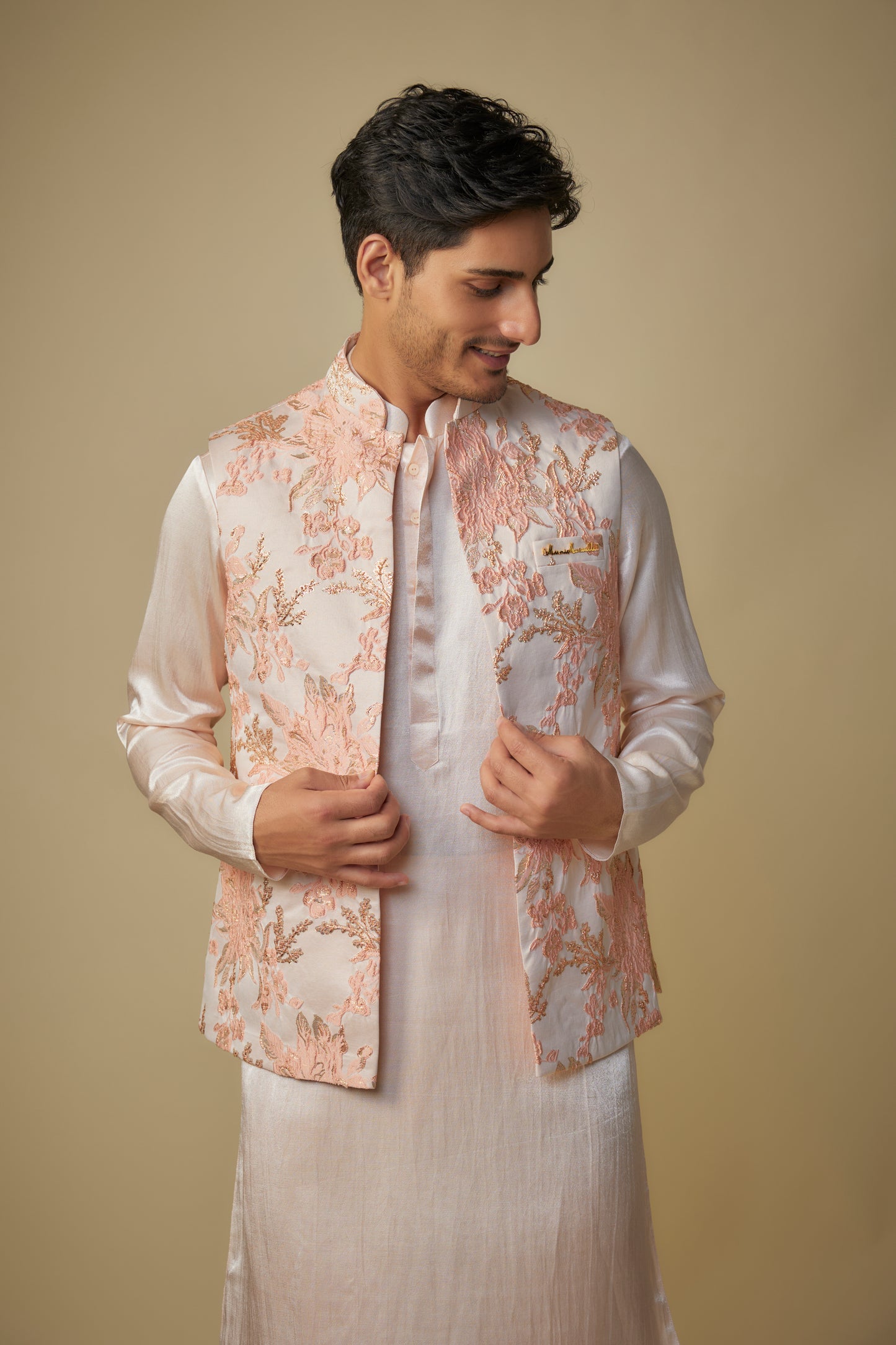 PEACH JACKET SET