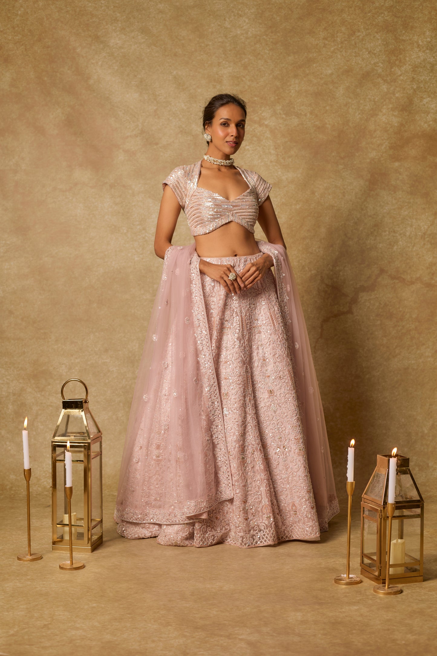 DUSTY PINK LEHENGA