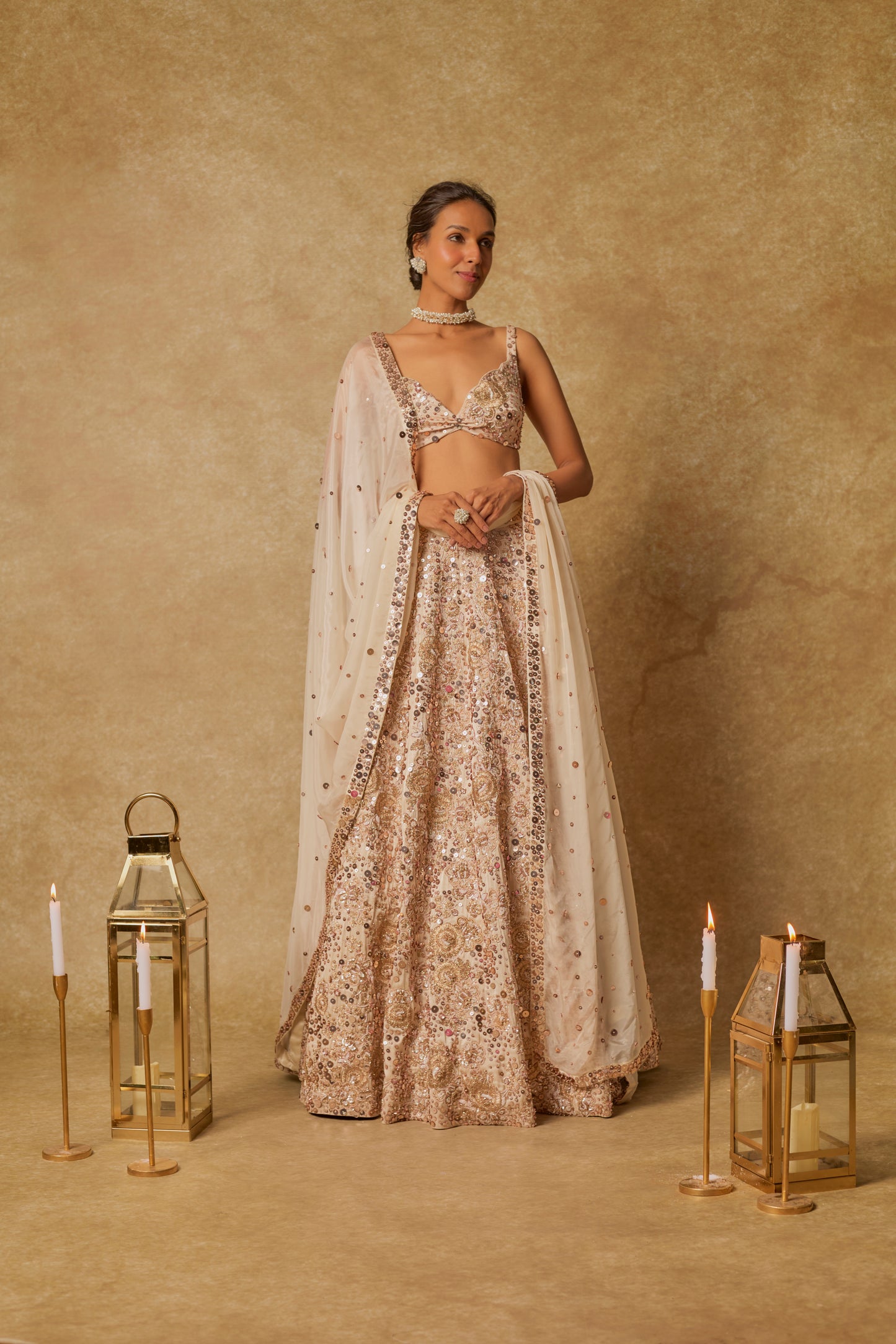 BEIGE LEHENGA
