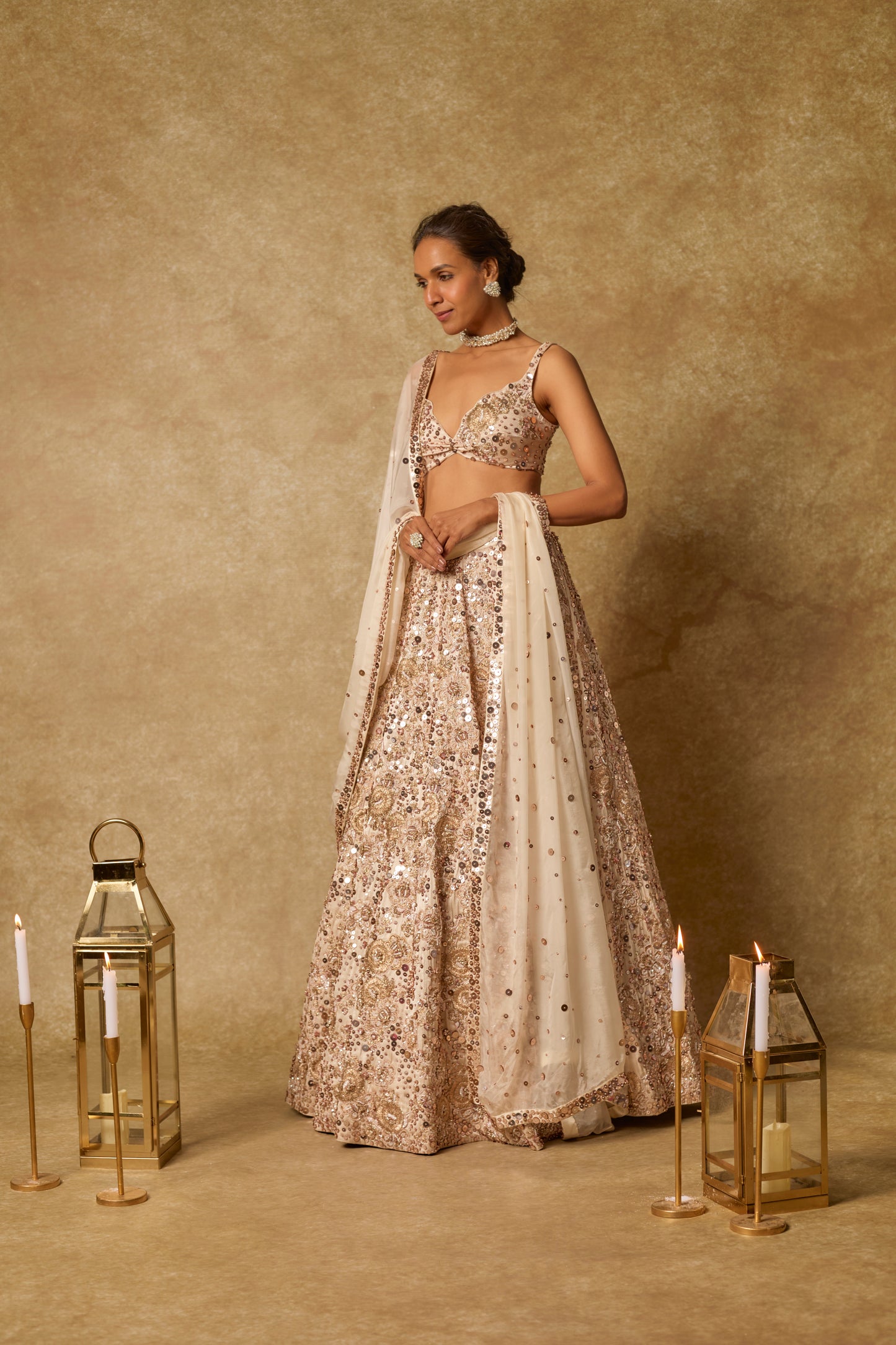 BEIGE LEHENGA