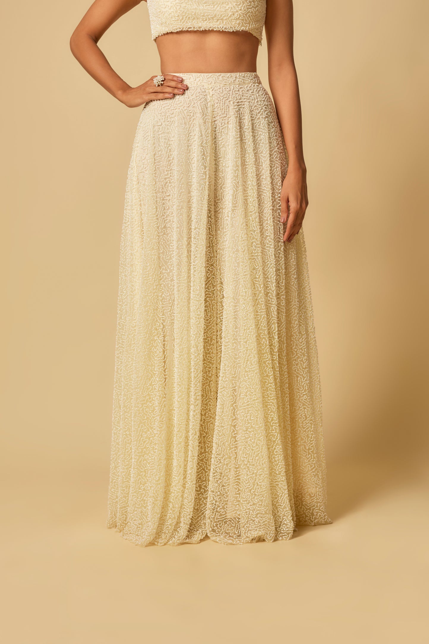 YELLOW GHARARA SET
