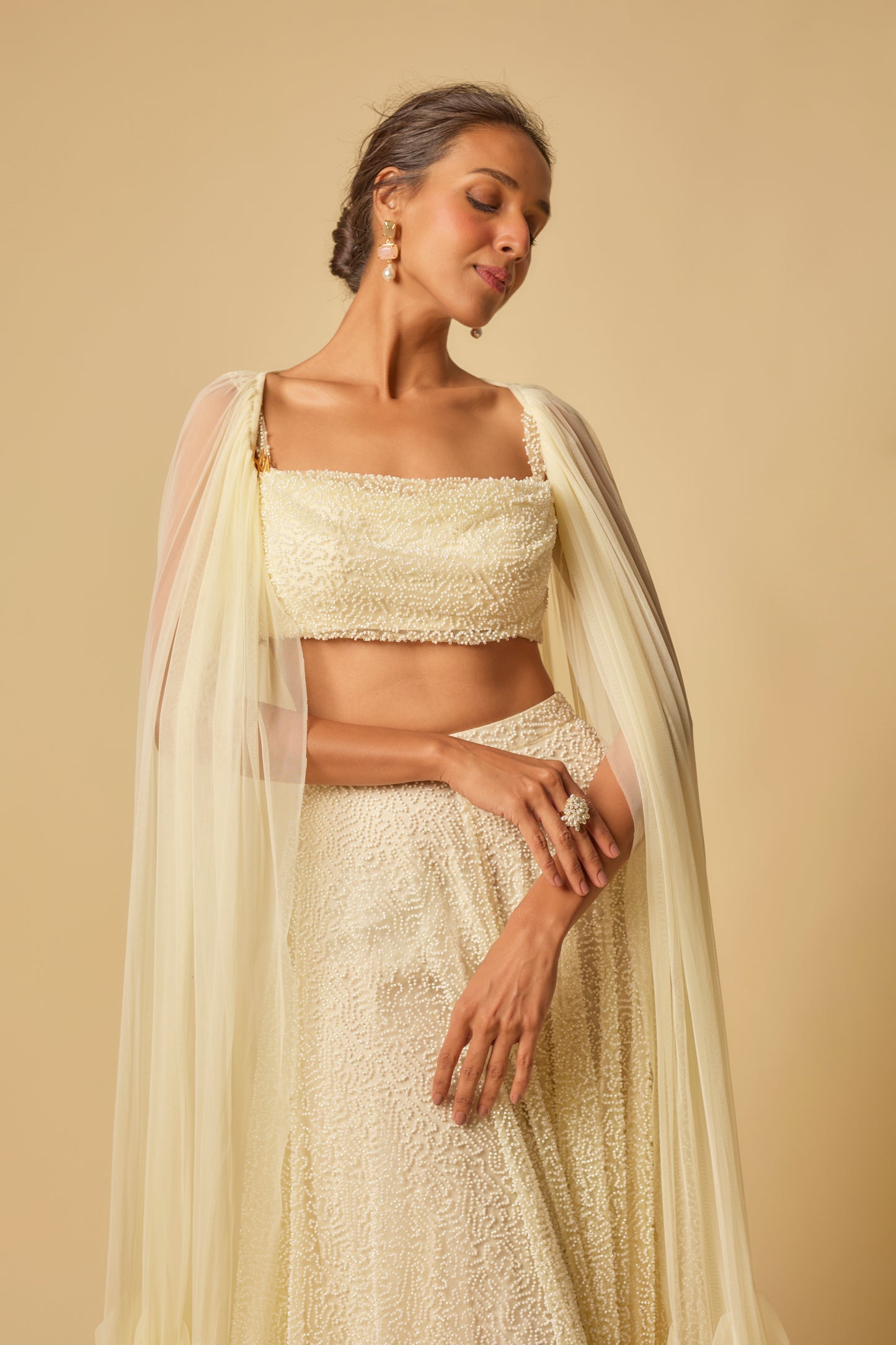 YELLOW GHARARA SET