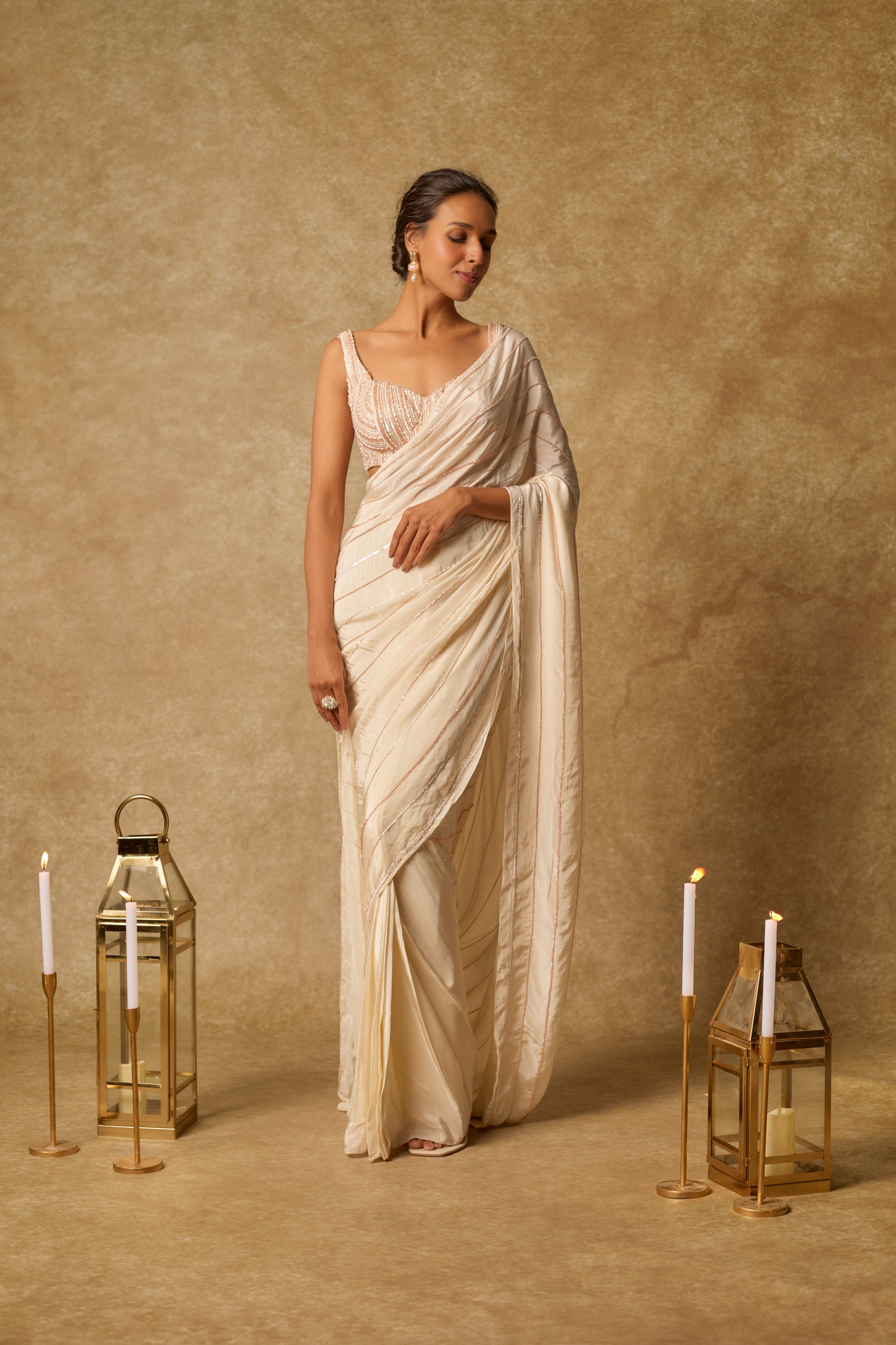 BUTTER YELLOW SAREE