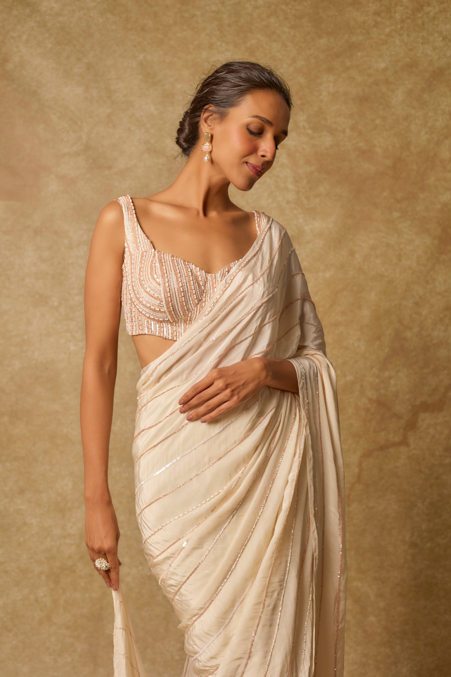 BUTTER YELLOW SAREE